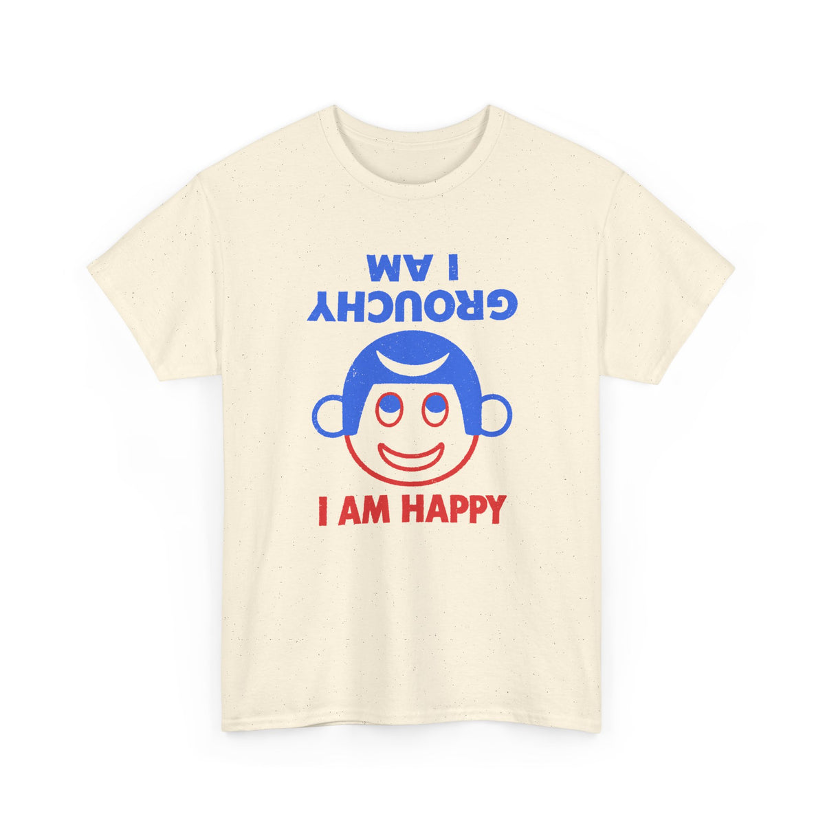 vintage i am grouchy i am happy pin graphic reproduction tshirt