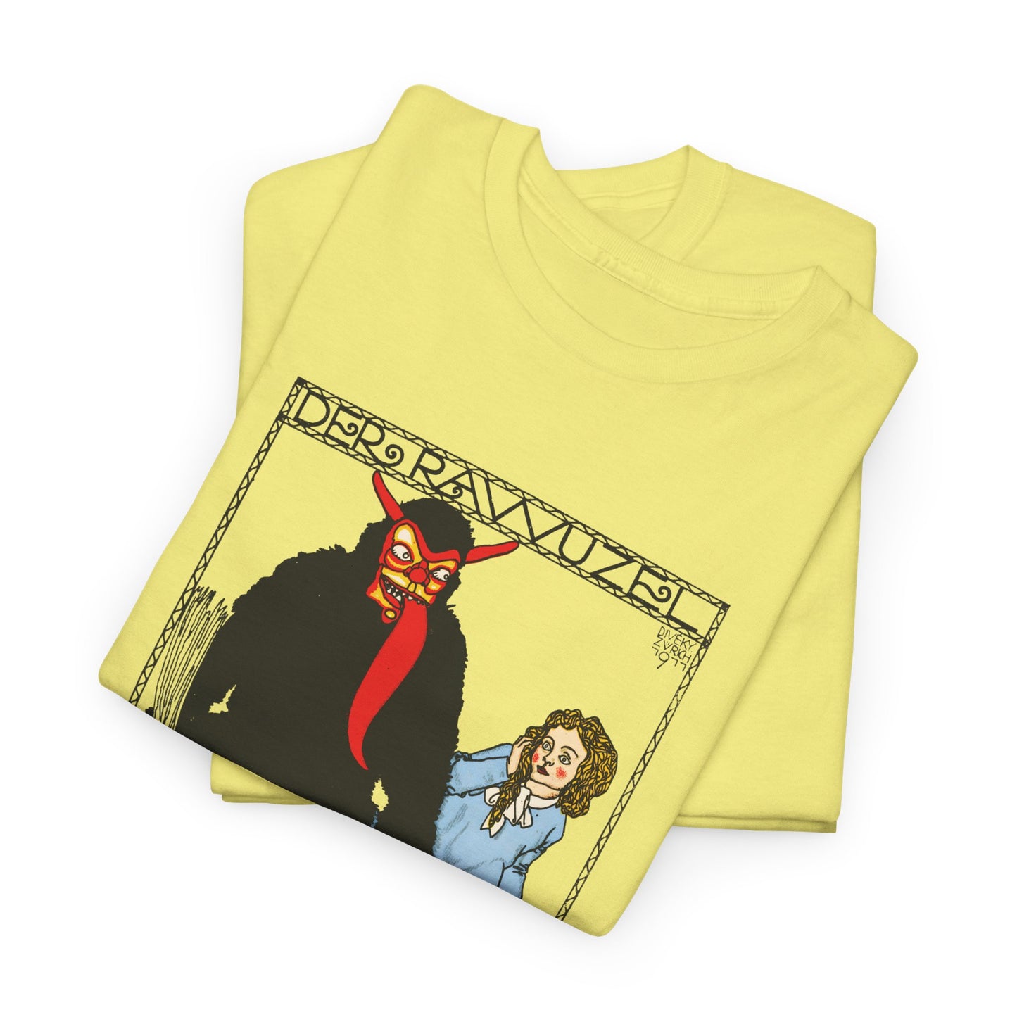 1911 josef von diveky the monster (der rawuzel) color lithograph reproduction tshirt