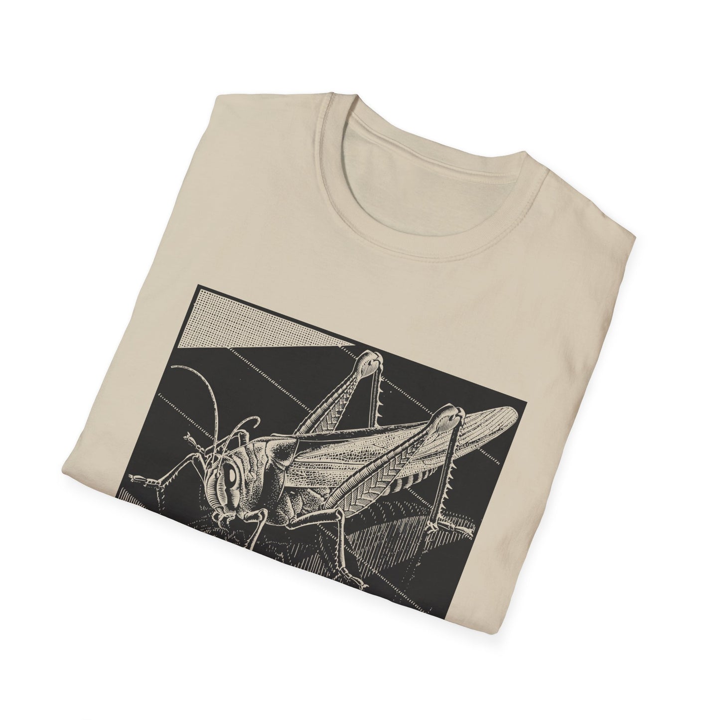 1935 m.c escher grasshopper wood engraving tshirt