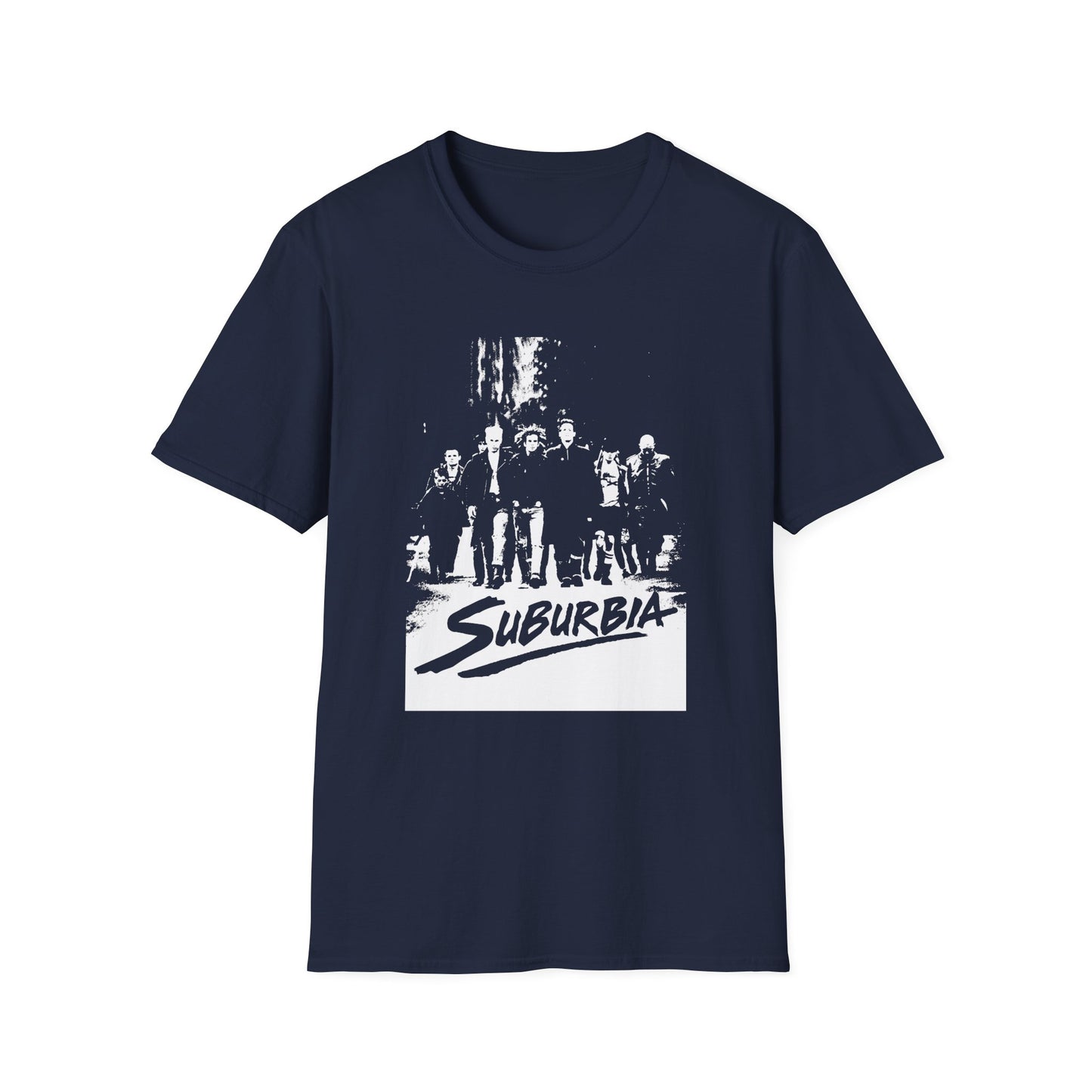 suburbia 1983 movie poster stencil style tshirt