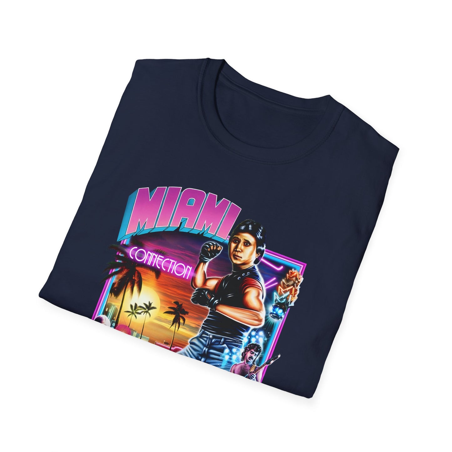 1987 movie miami connection movie poster tshirt