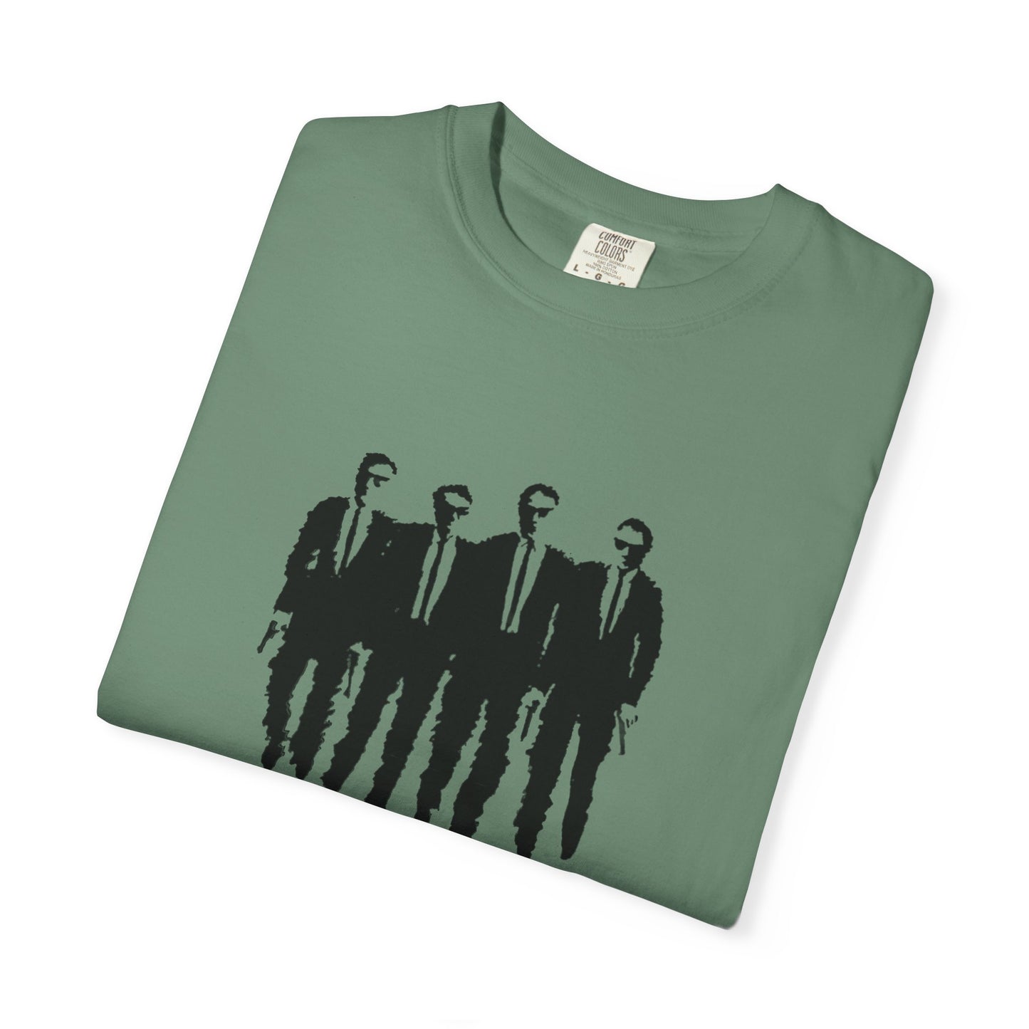 reservoir dogs vhs cover graphic tshirt on comfort colors