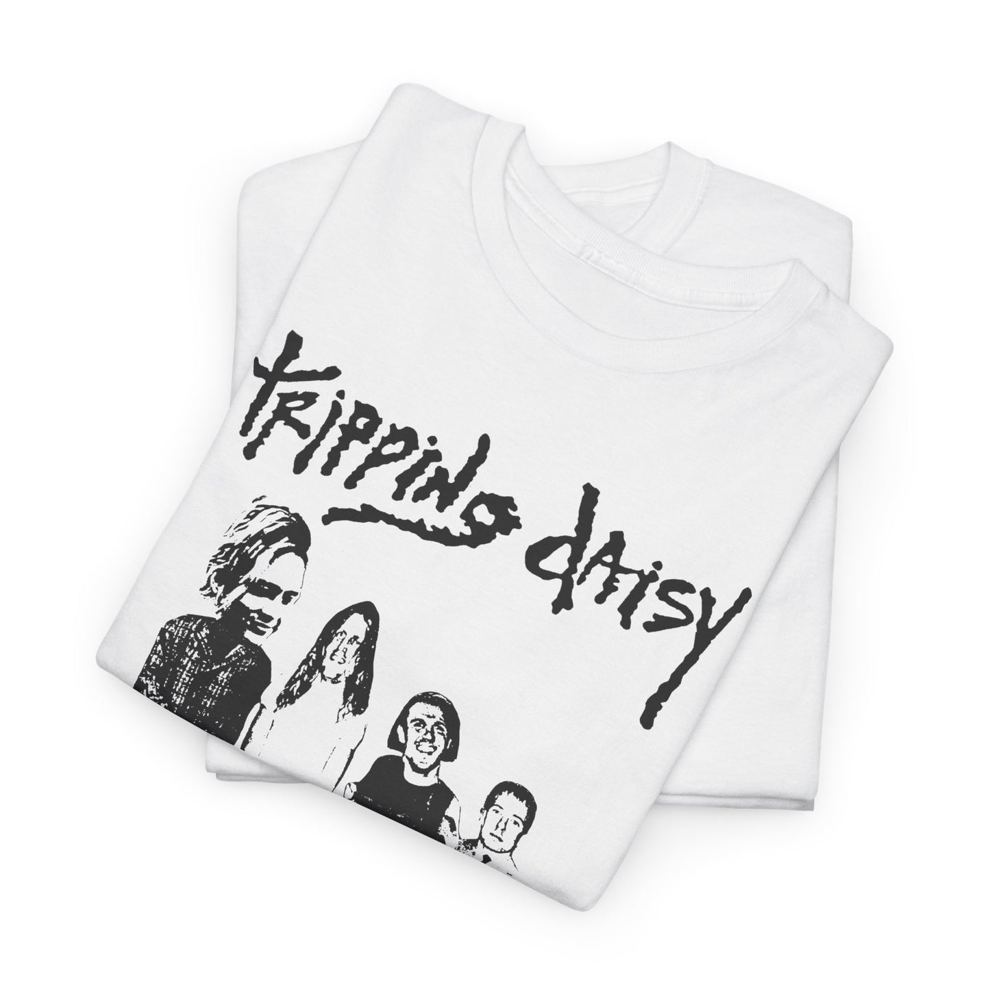 vintage 90s tripping daisy custom reproduction tshirt