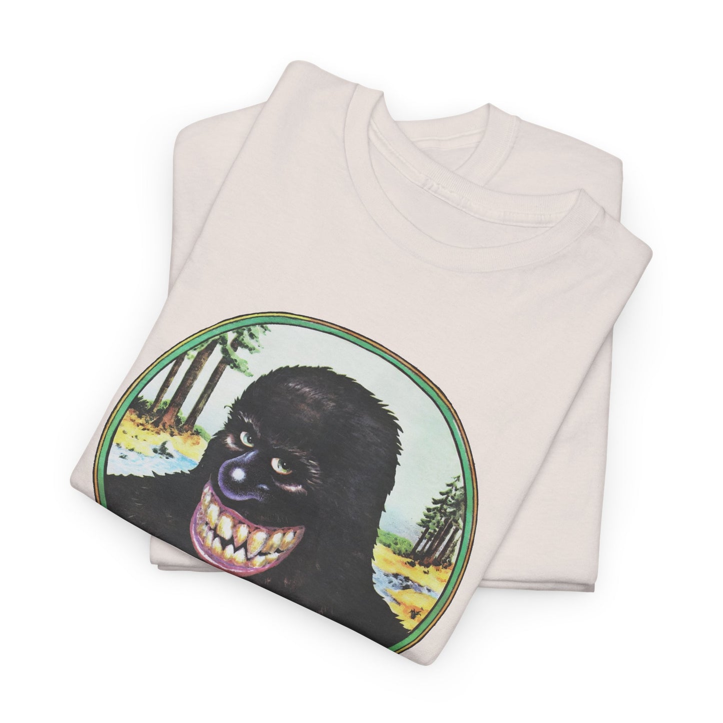 1970s bigfoot vintage graphic custom reproduction tshirt