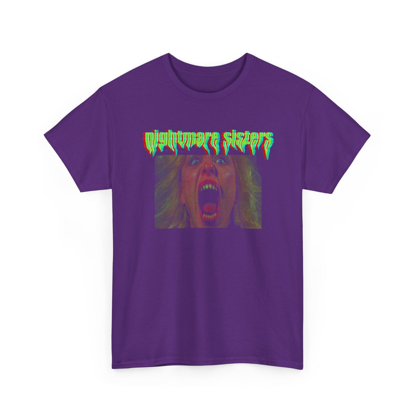 nightmare sisters glitchy tv fan art tshirt