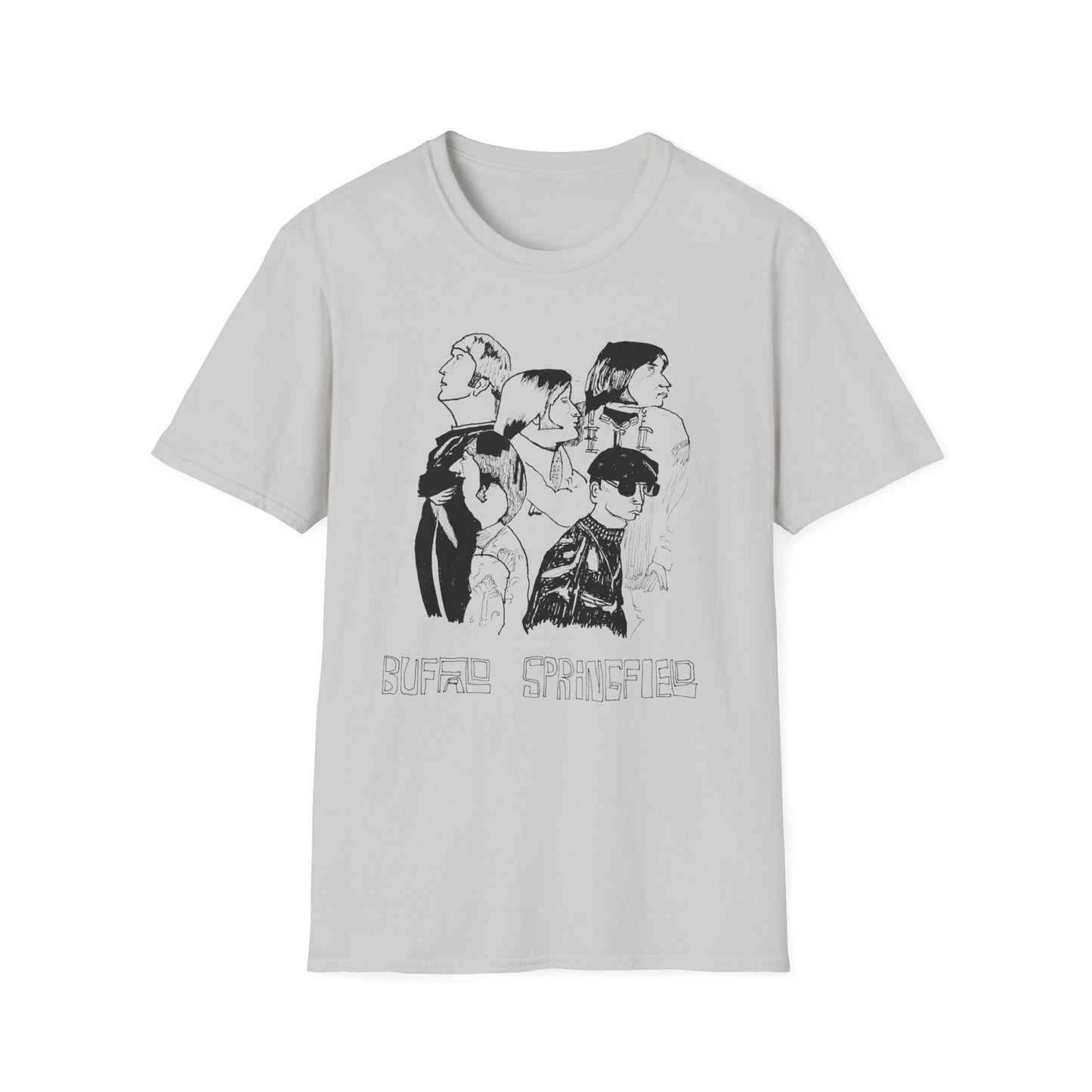 buffalo springfield original fan art drawing tshirt