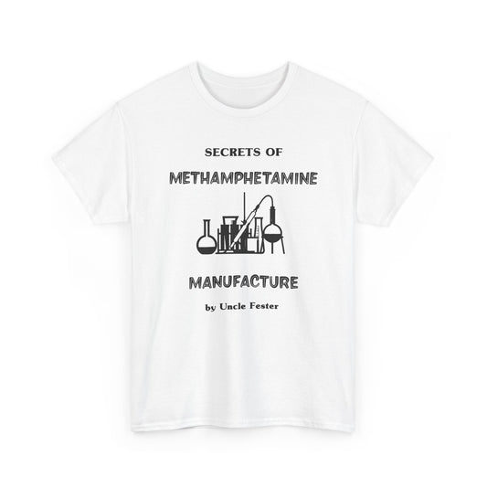vintage secrets of *** manufacture by uncle fester tshirt