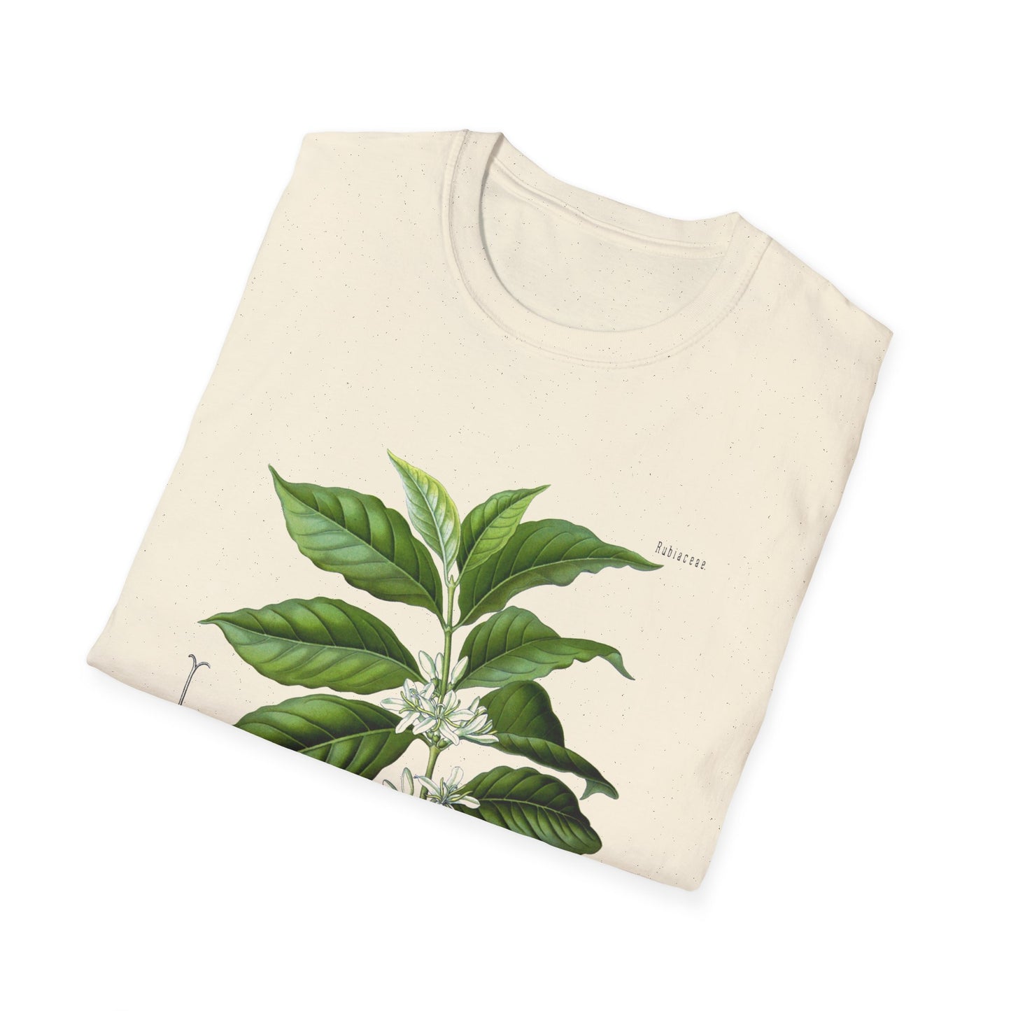 1887 botanical print from kohler's plants by hermann adolph kohler featuring coffea arabica tshirt