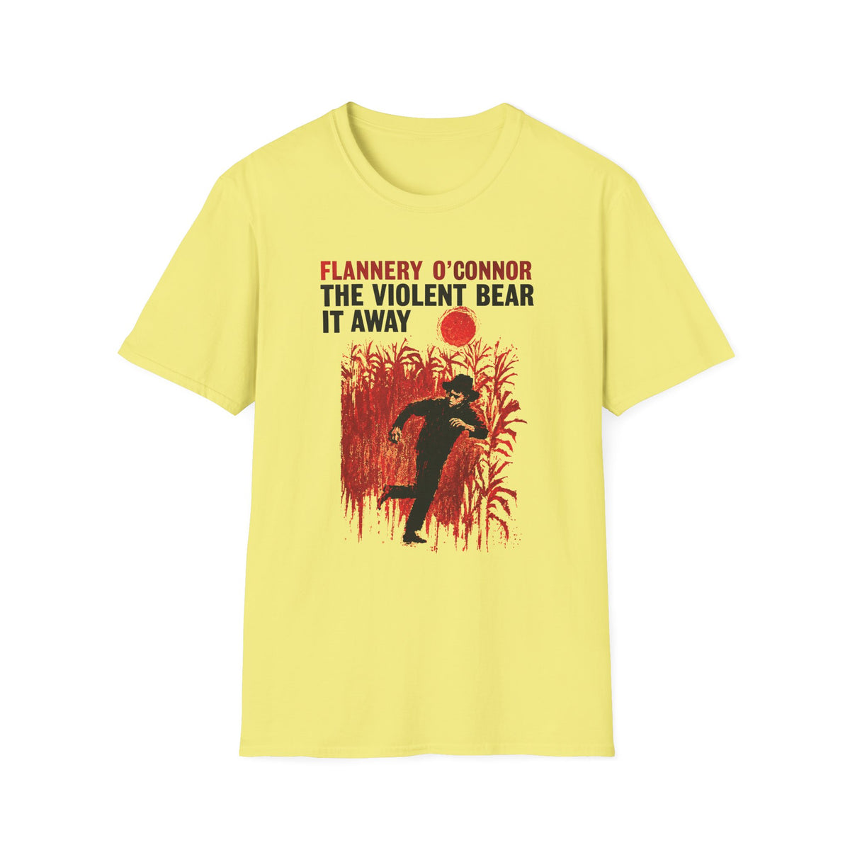 1960 the violent bear it away flannery o'connor alternate book cover tshirt