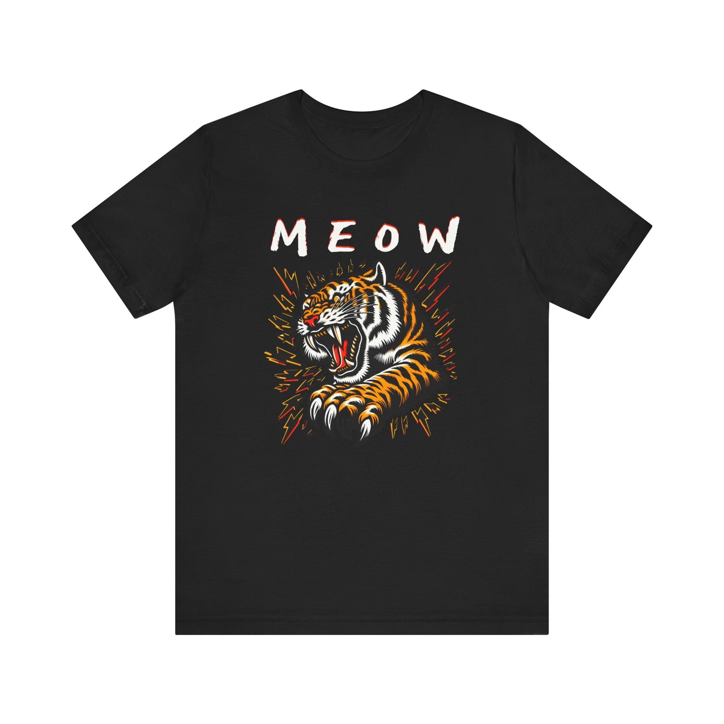 raging tiger meow tshirt