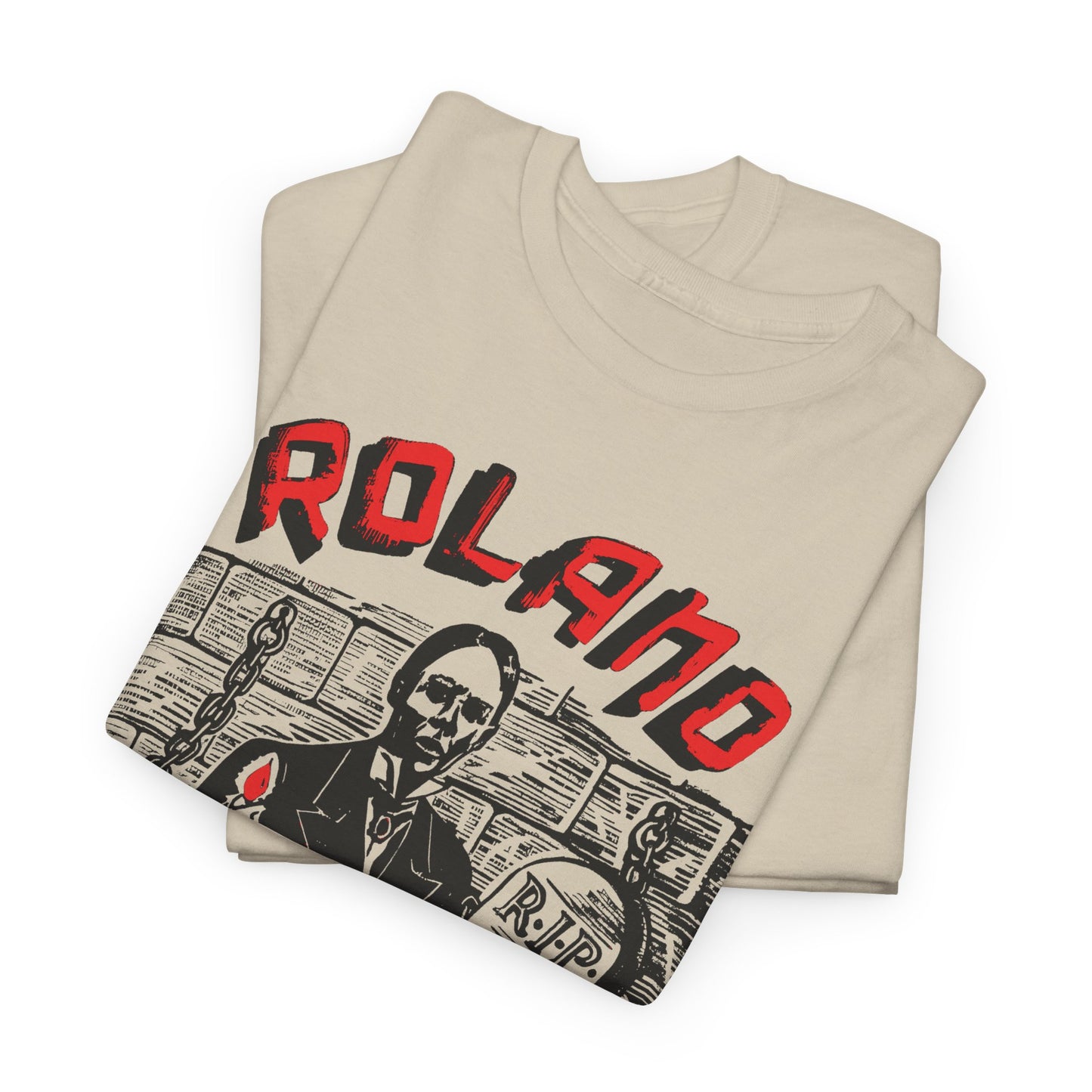 vintage 1960s roland zacherley tv horror show host reproduction tshirt