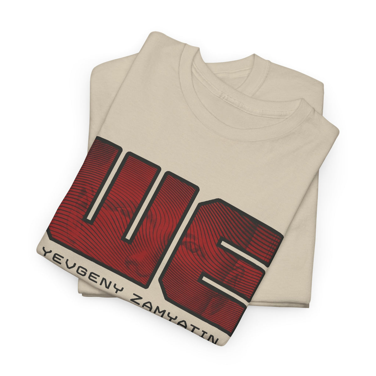 dystopian novel we by yevgeny zamyatin alternate book cover tshirt