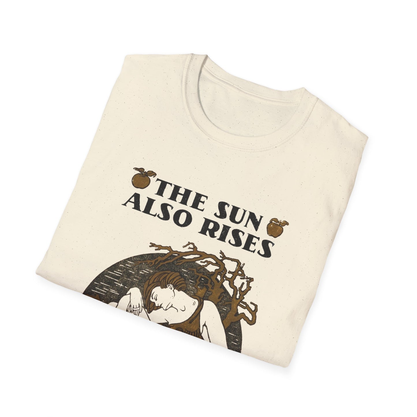 1926 ernest hemingway book cover by cleo damianakes for "the sun also rises" the tshirt