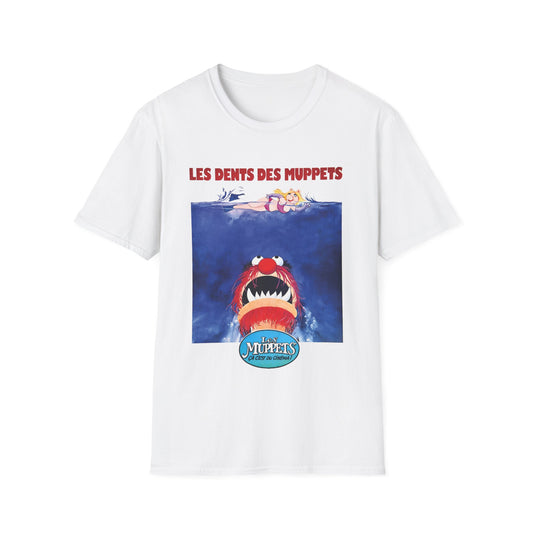 the muppets jaws parody black tshirt