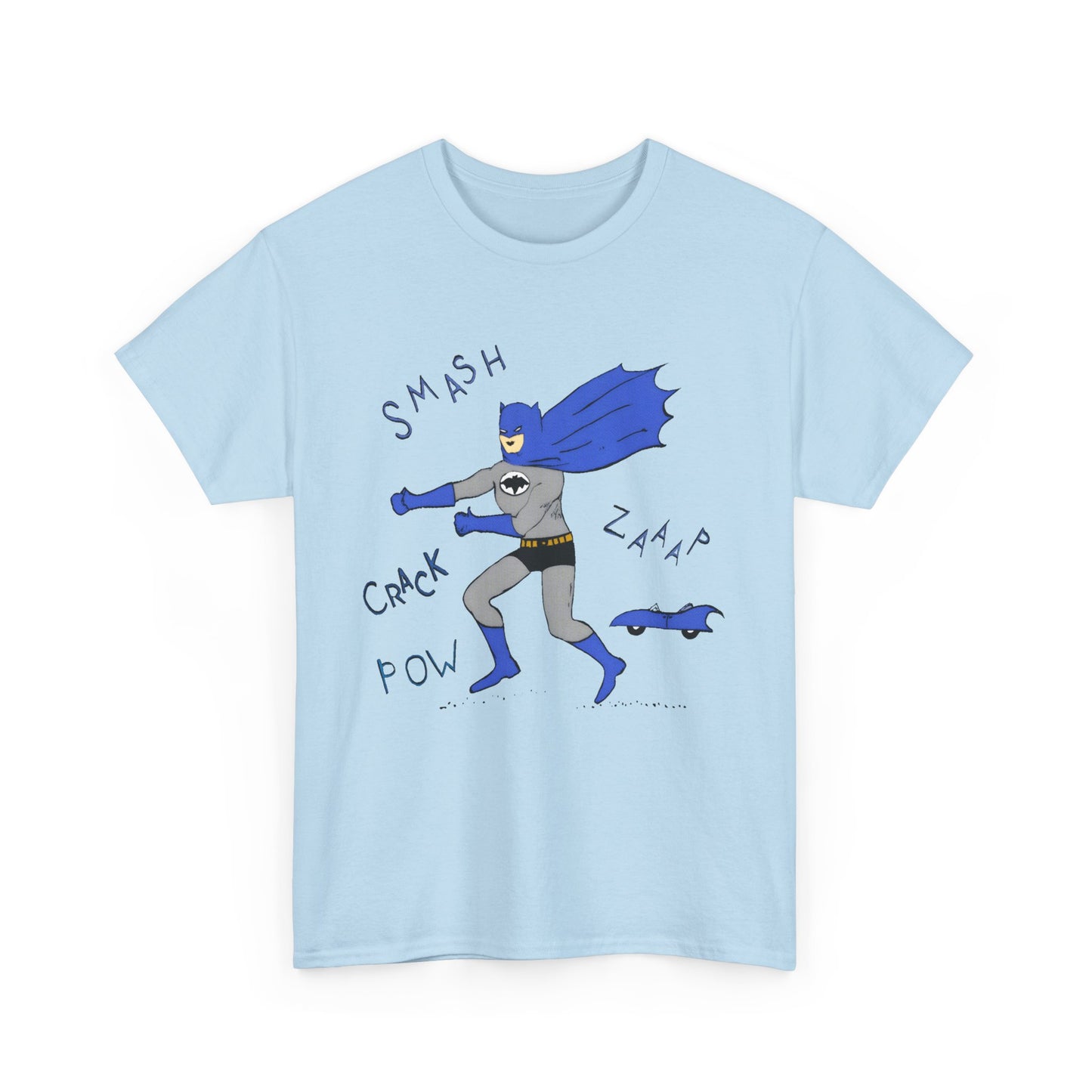 1960s style unknown batman drawing tshirt