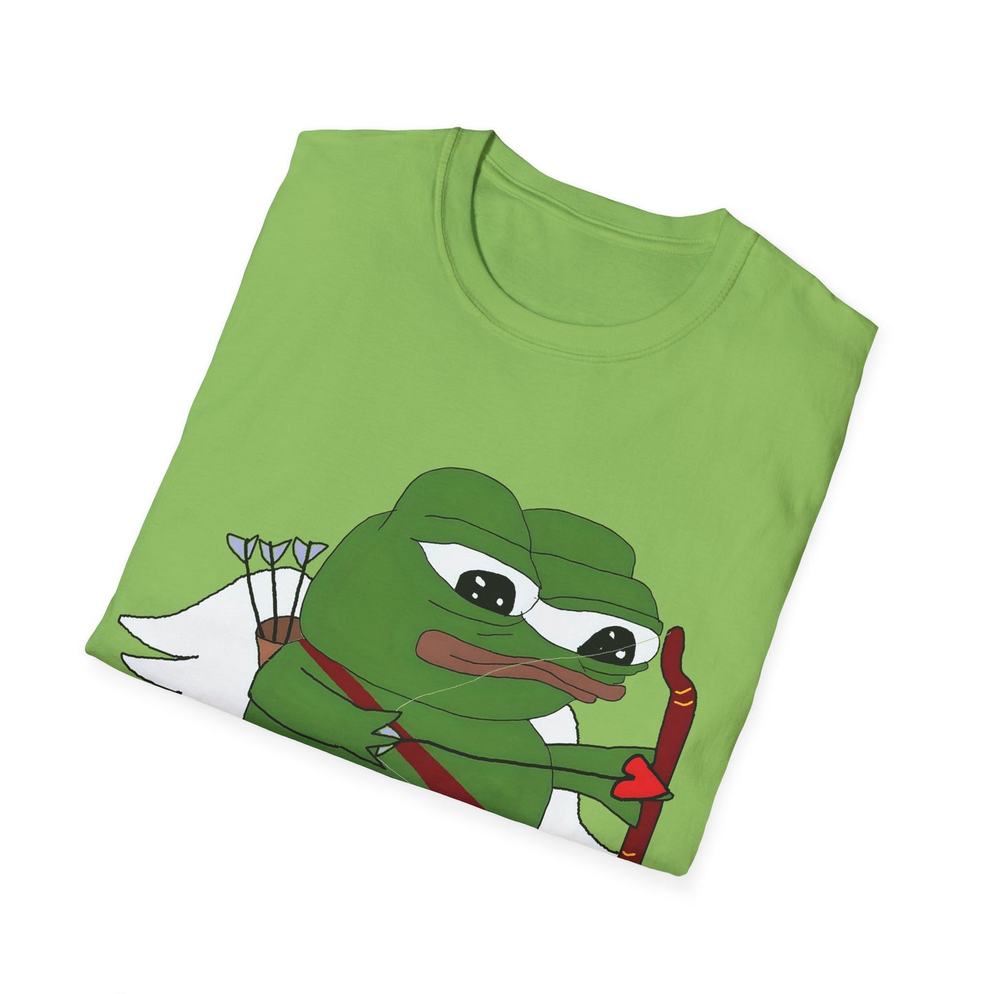 cupid pepe valentine's day tshirt