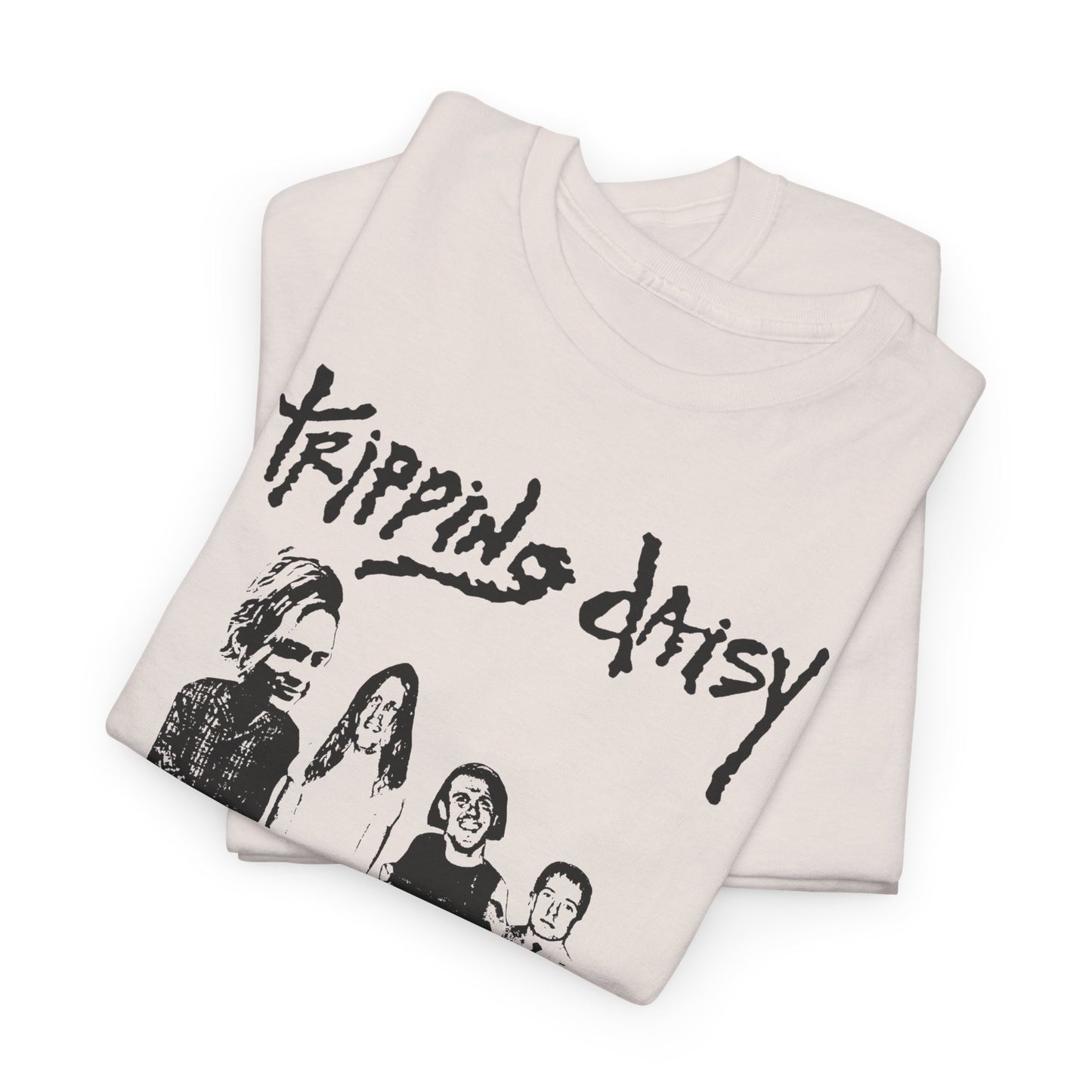 vintage 90s tripping daisy custom reproduction tshirt