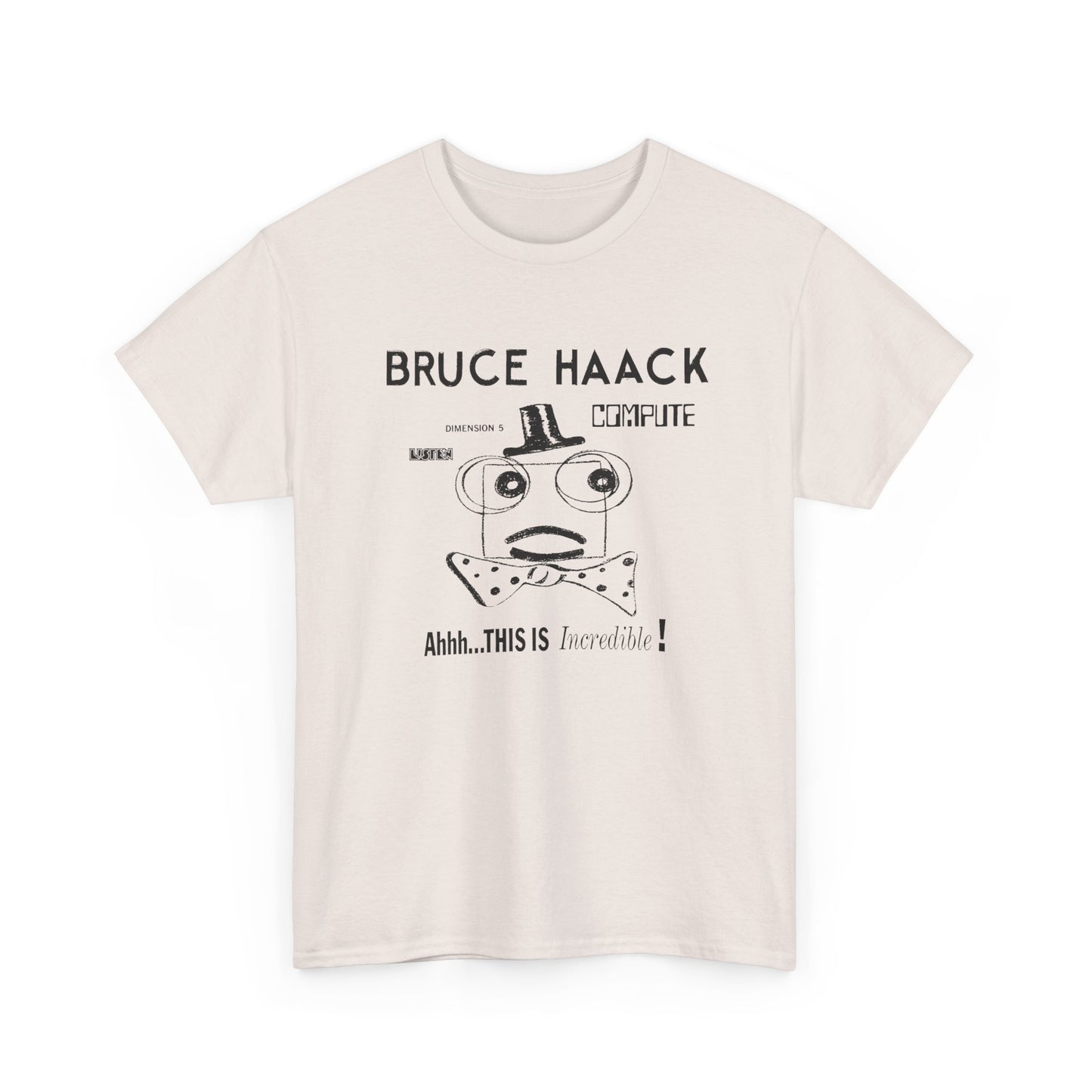 bruce haack fan edit tshirt