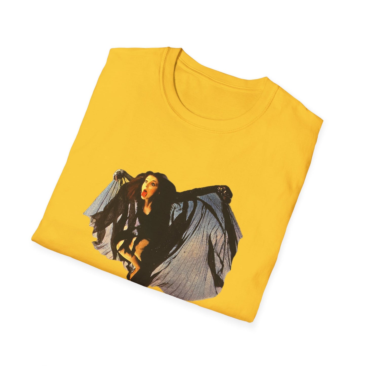 kate bush as a bat on never for ever tshirt