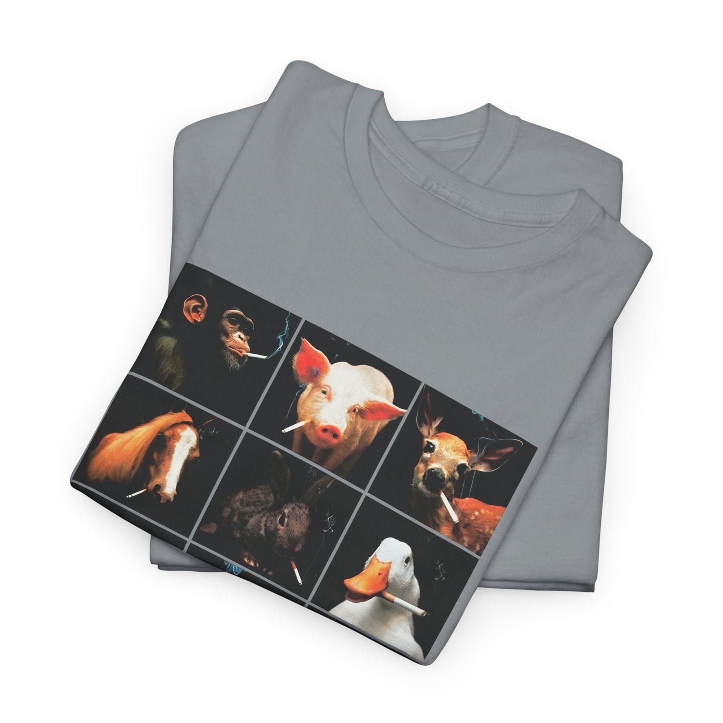 1990s anti smoking campaign poster it looks just as stupid when you do it reproduction tshirt