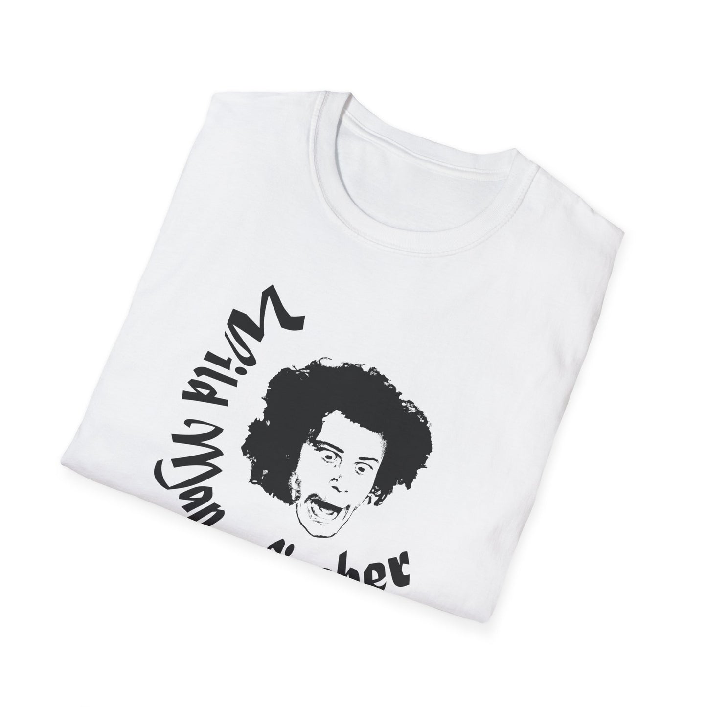 wild man fischer black stencil tshirt