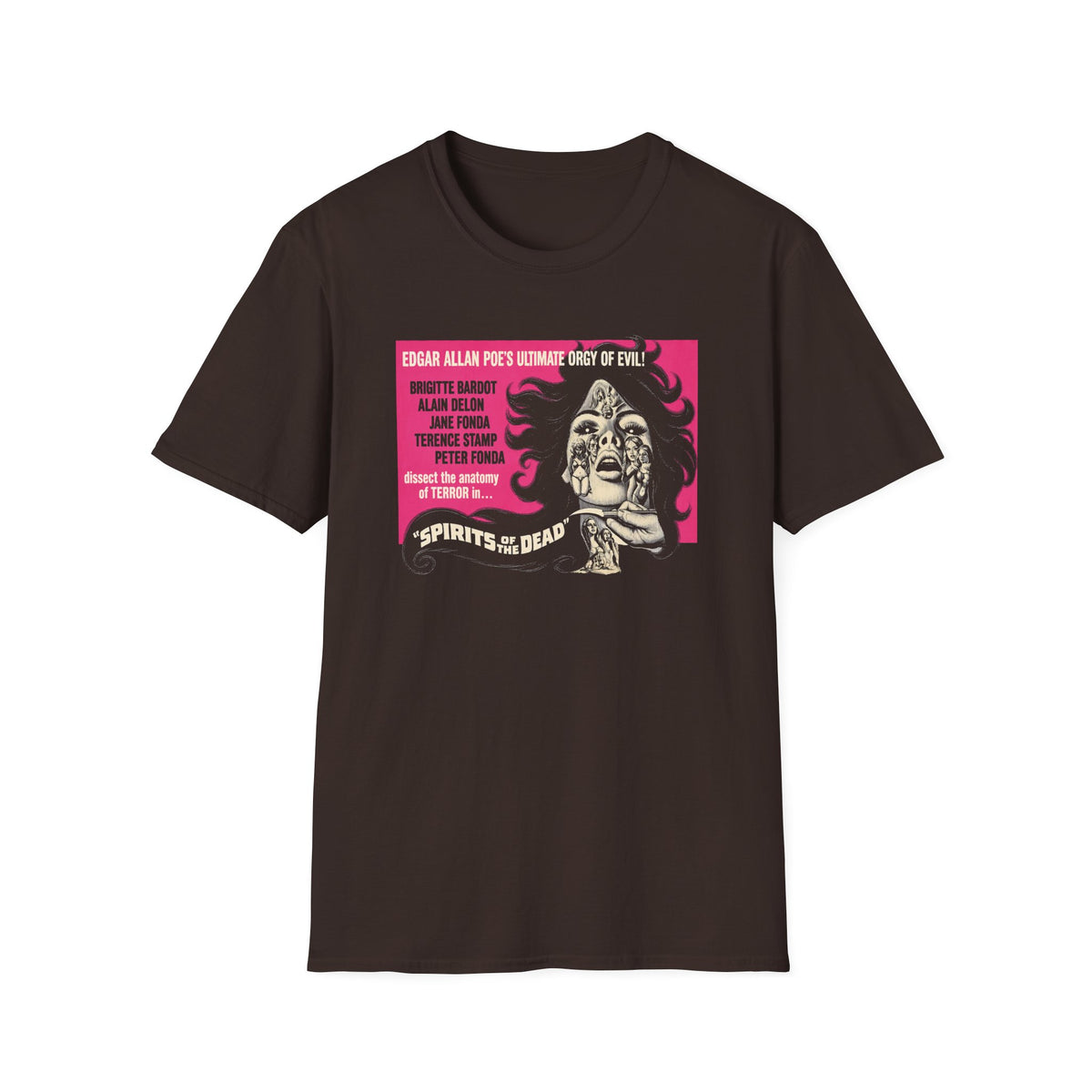 spirits of the dead 1968 horror trilogy movie poster tshirt