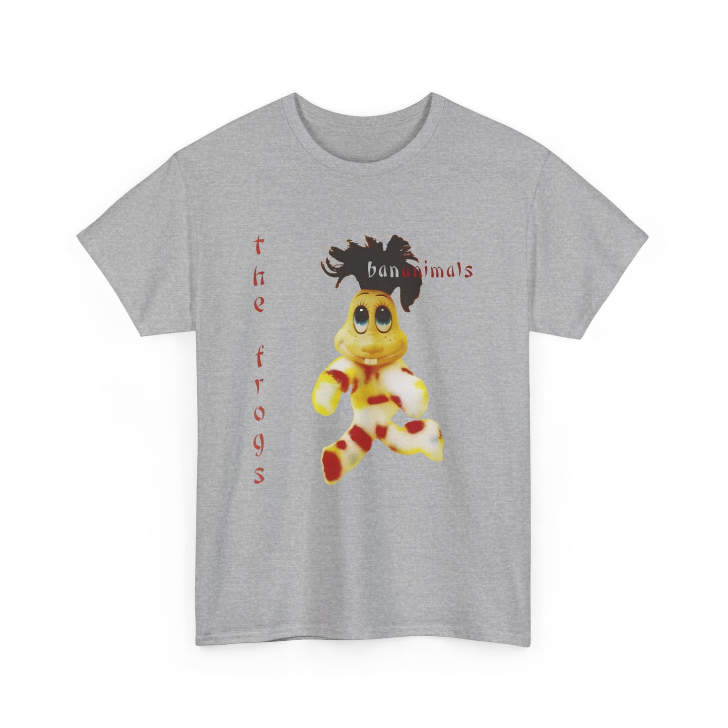 1999 bananimals by the frogs album cover tshirt