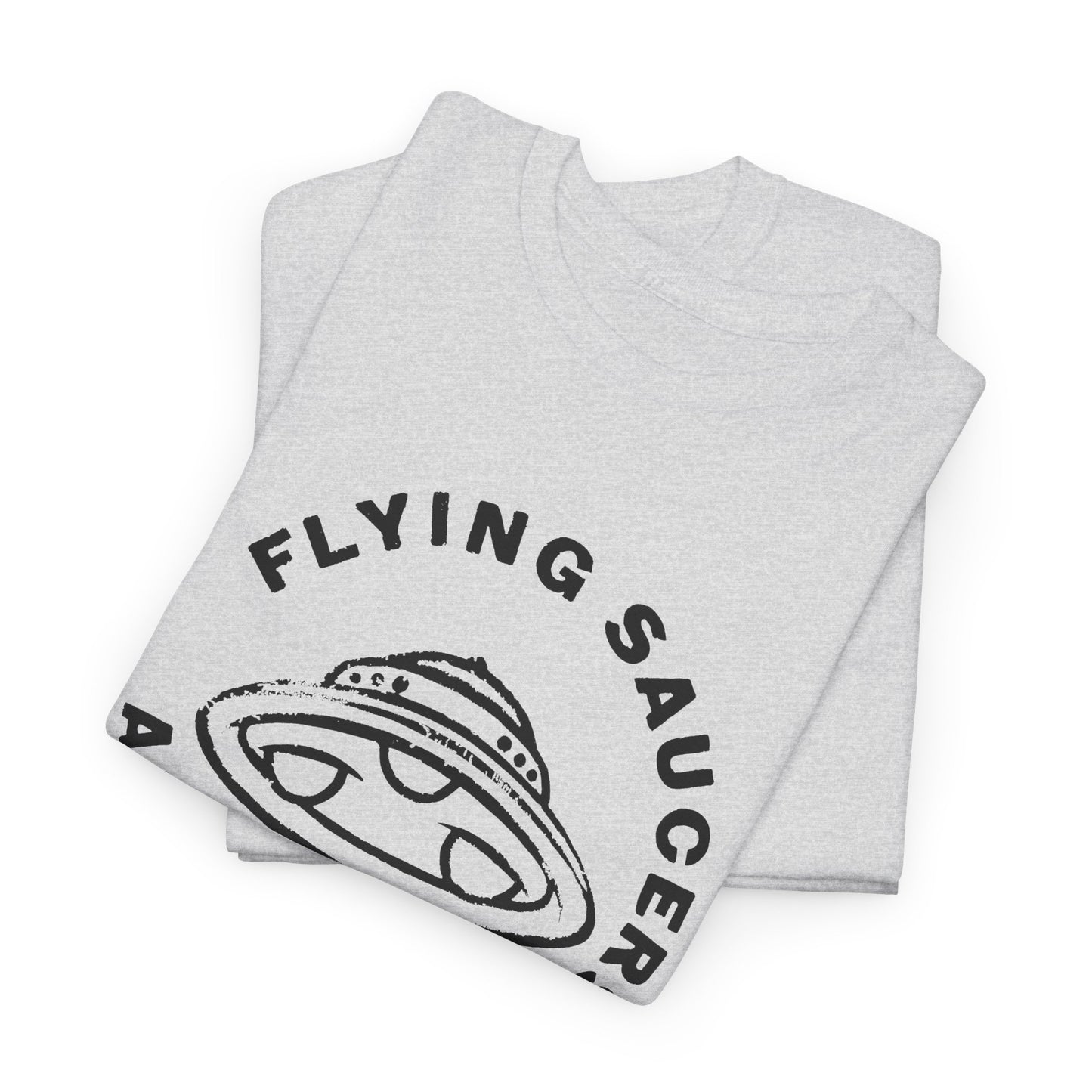 flying saucers are real! vintage style image tshirt