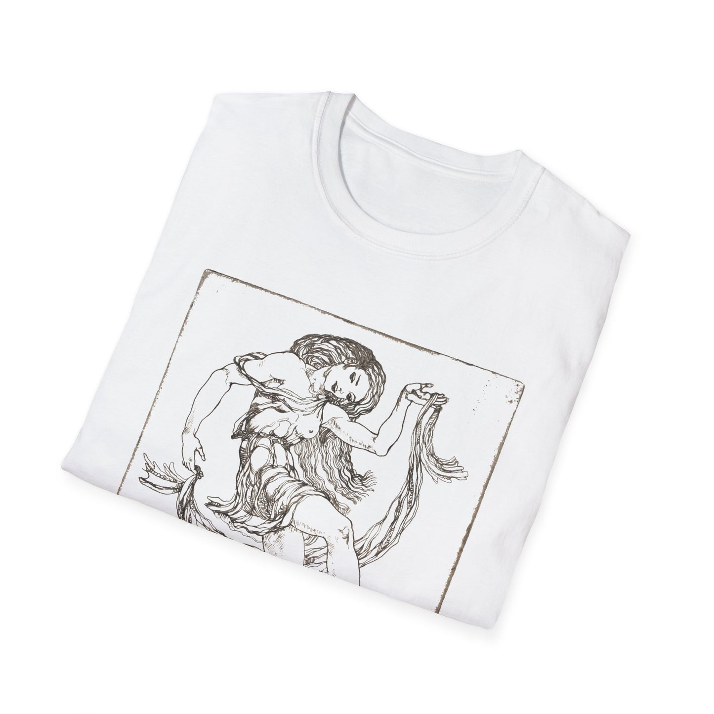 1934 etching legato by  cleo damianakes tshirt