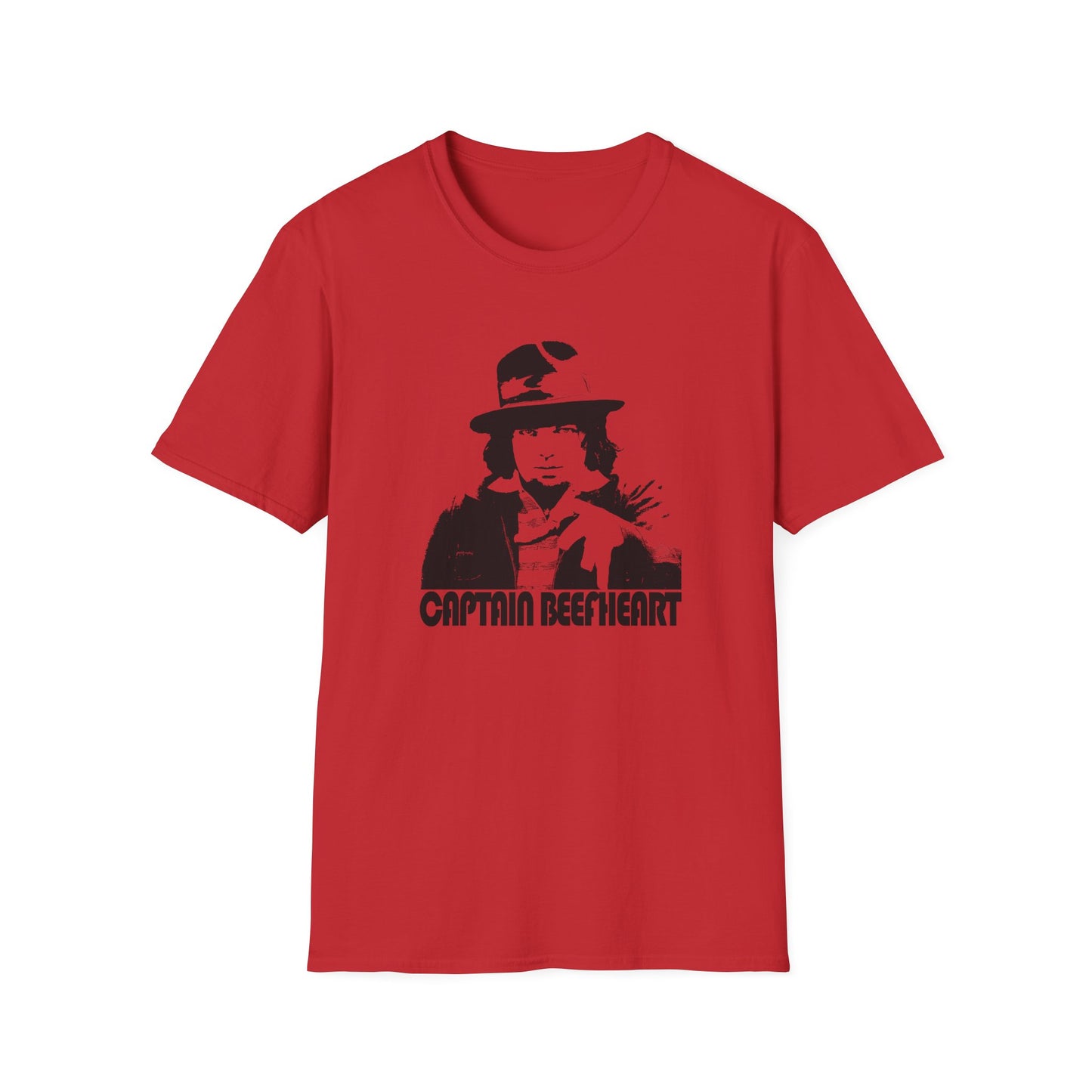 captain beefheart without the trout mask black stencil tshirt
