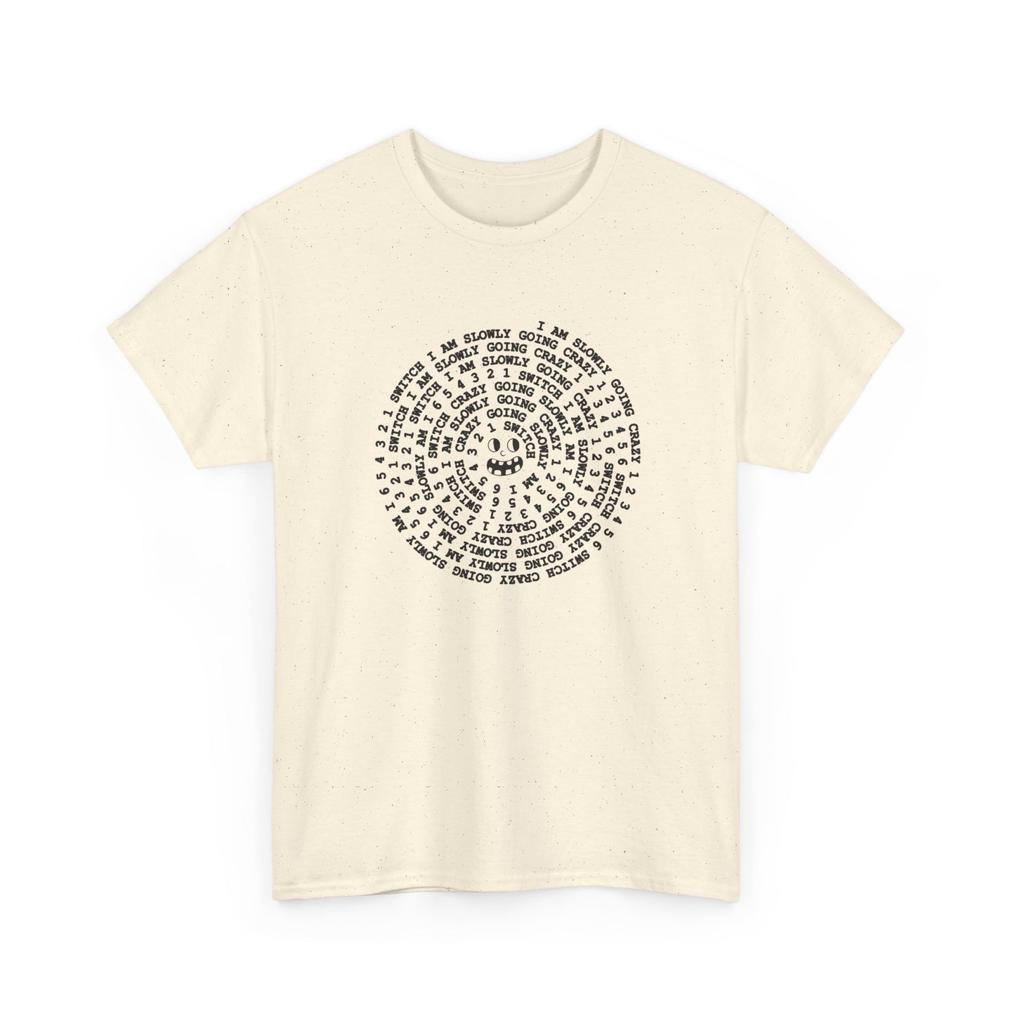 i am slowly going crazy song spiral tshirt