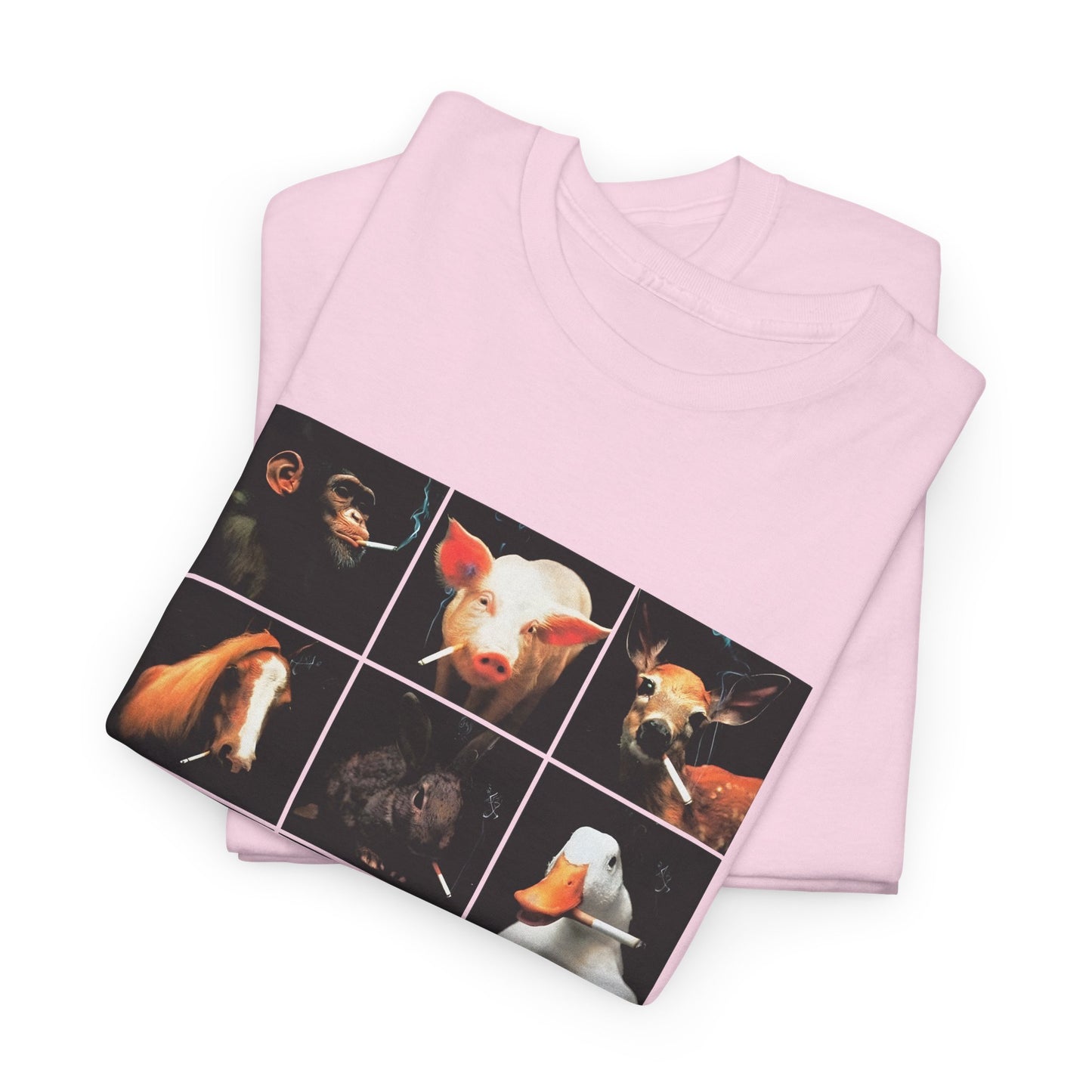 1990s anti smoking campaign poster it looks just as stupid when you do it no words reproduction tshirt
