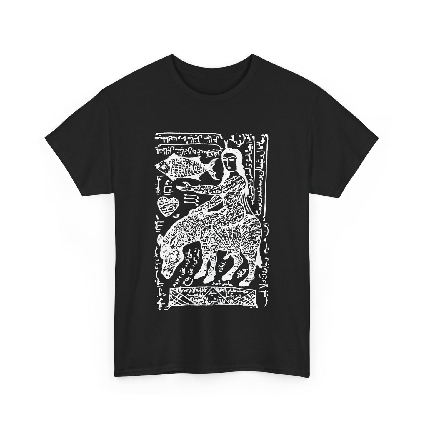 1800s persian witch talisman brass amulet love spell tshirt