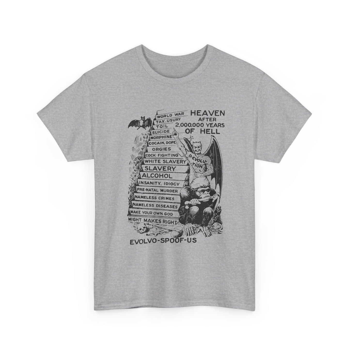 jocko-homo heavenbound b. h. shadduck 1925 religious pamphlet page six tshirt