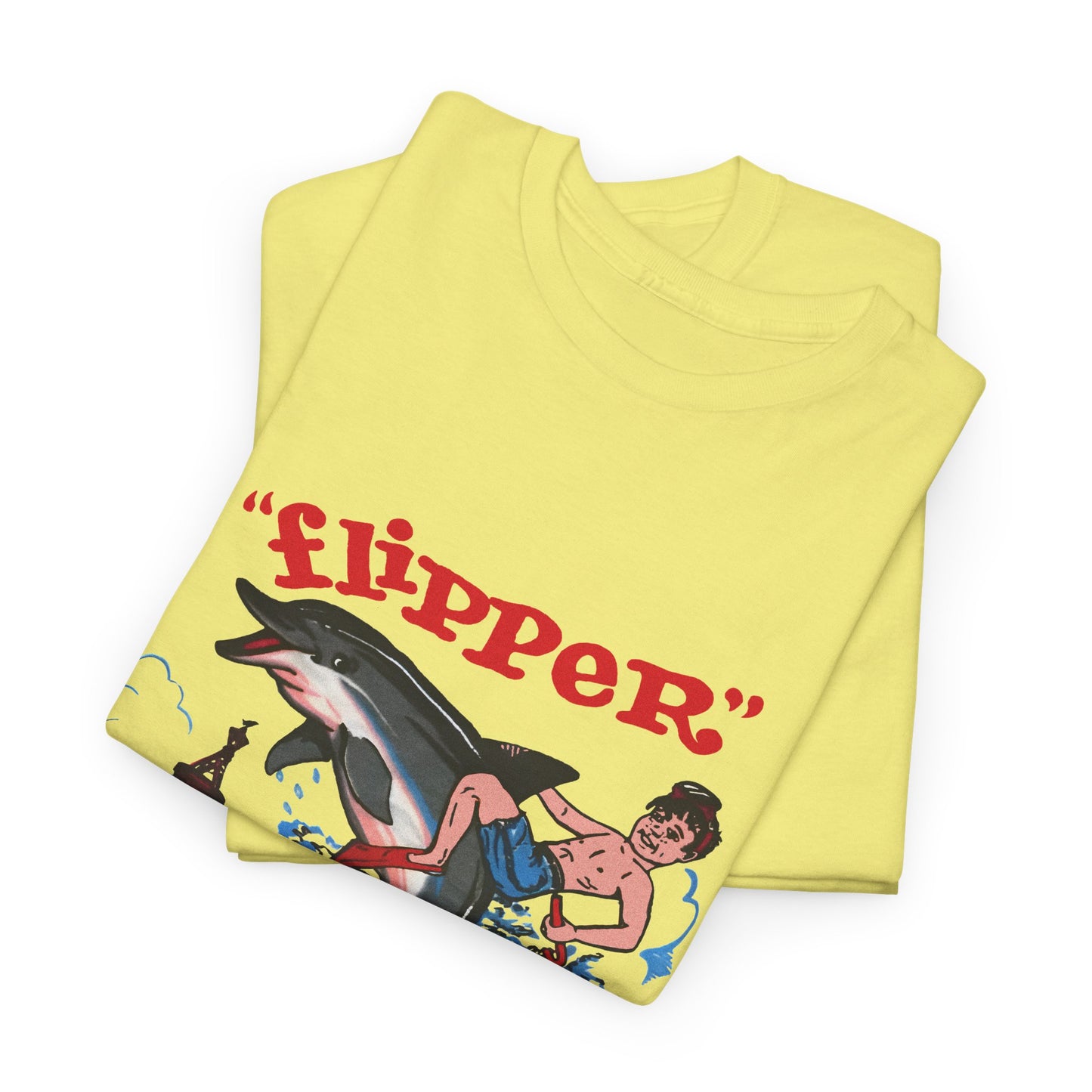 1960s miami seaquarium flipper the dolphin vintage reproduction tshirt