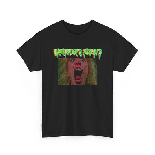 nightmare sisters glitchy tv fan art tshirt