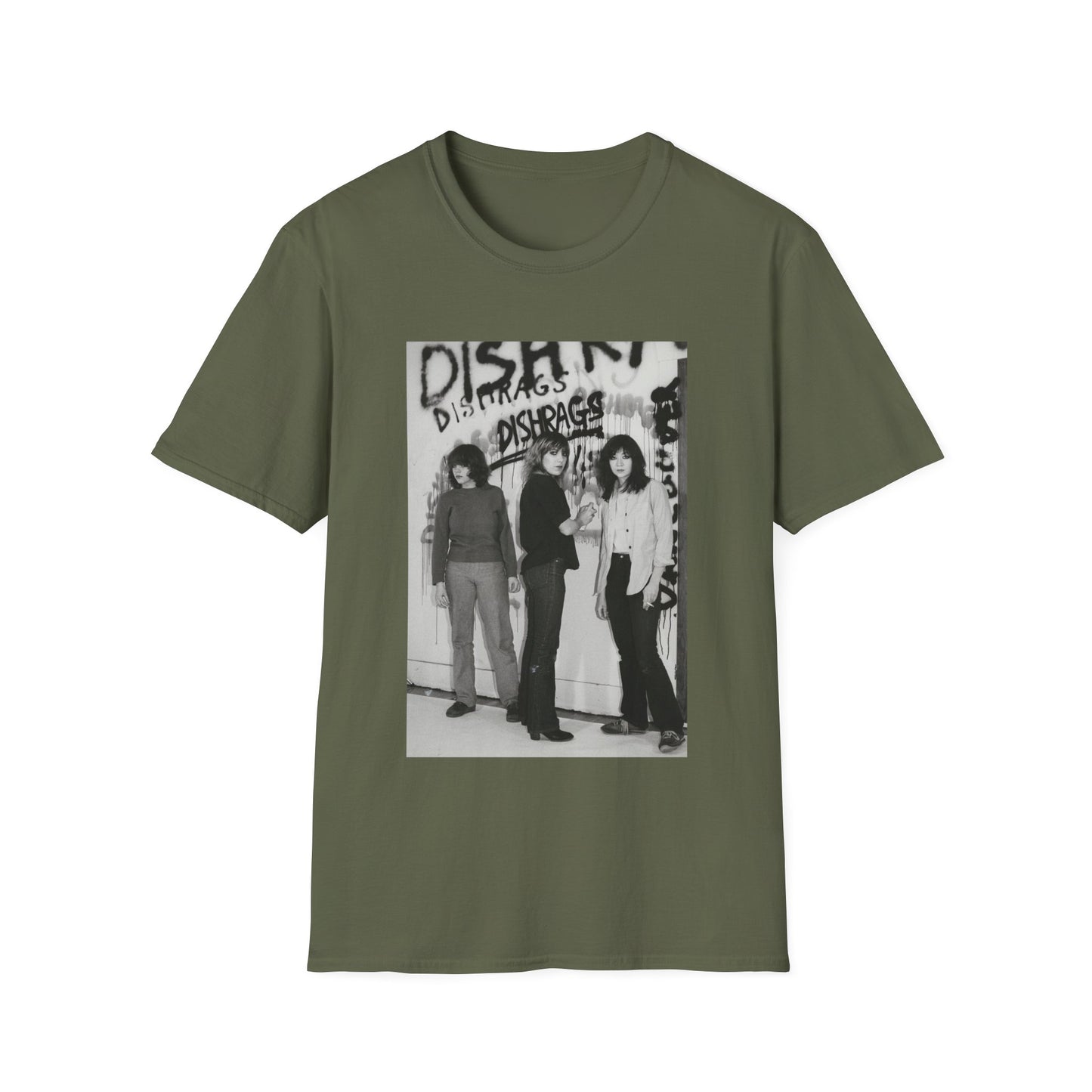 canadian punk band the dishrags photo tshirt