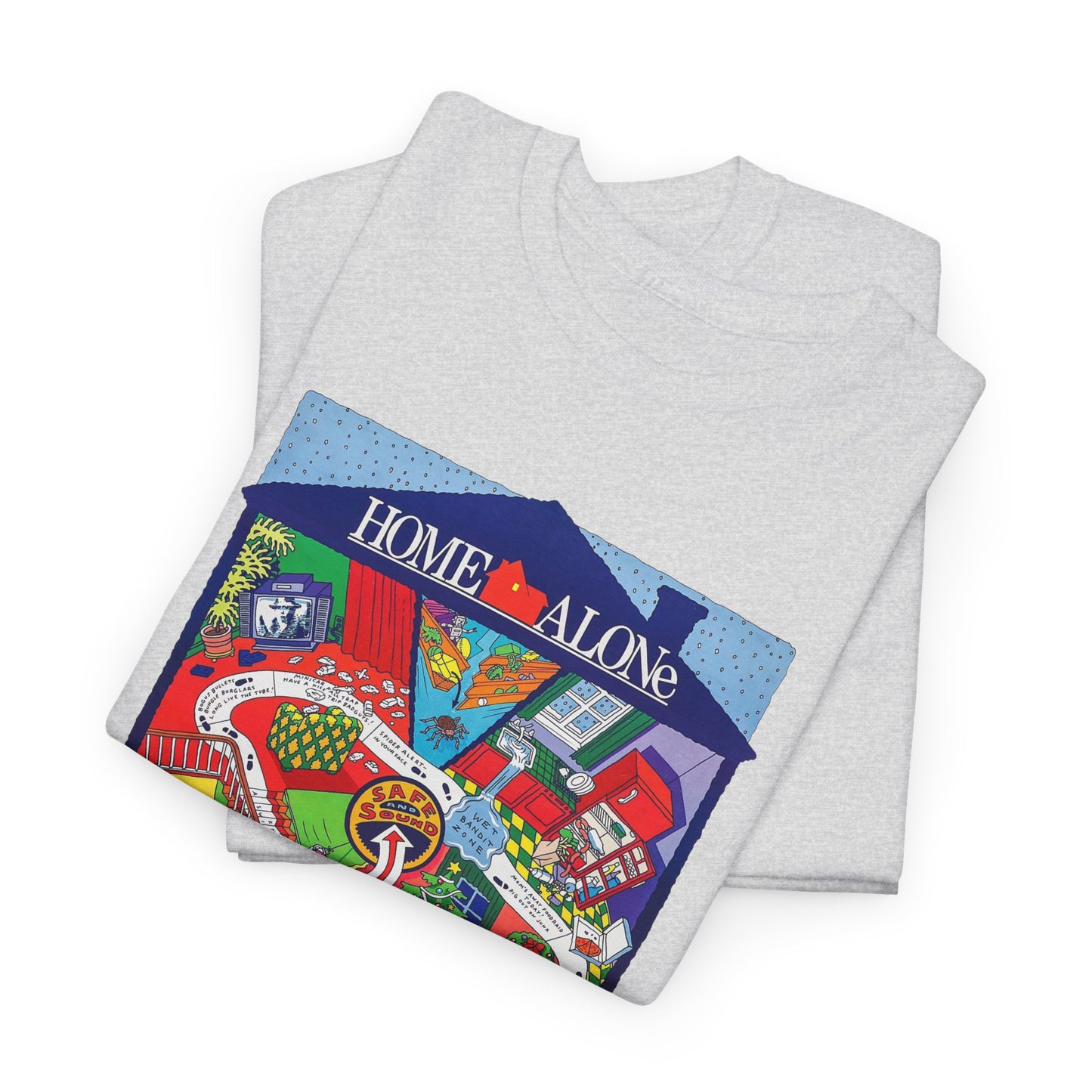 1990 home alone battle plan poster tshirt