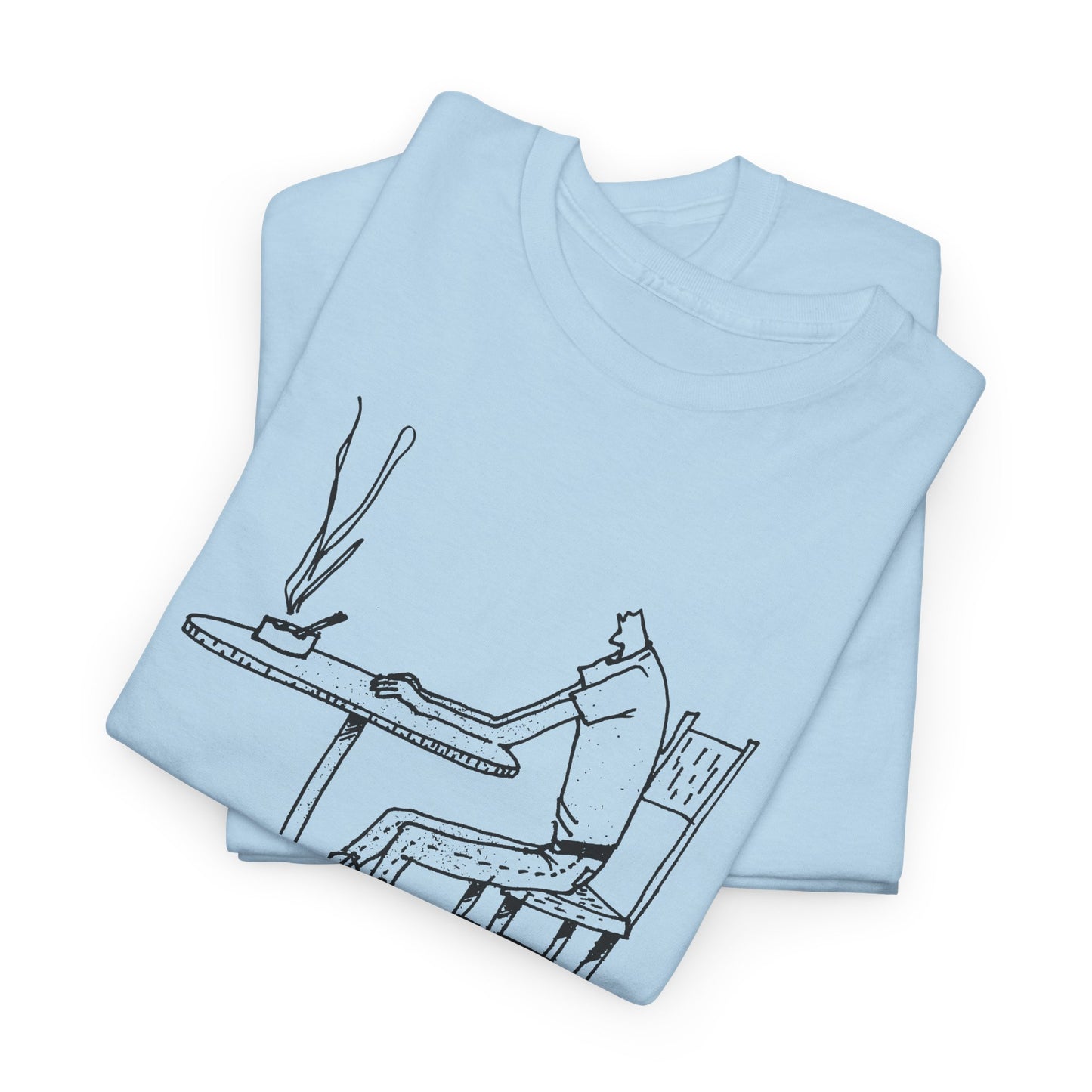 original drawing from microwave oven by kkidss music video tshirt