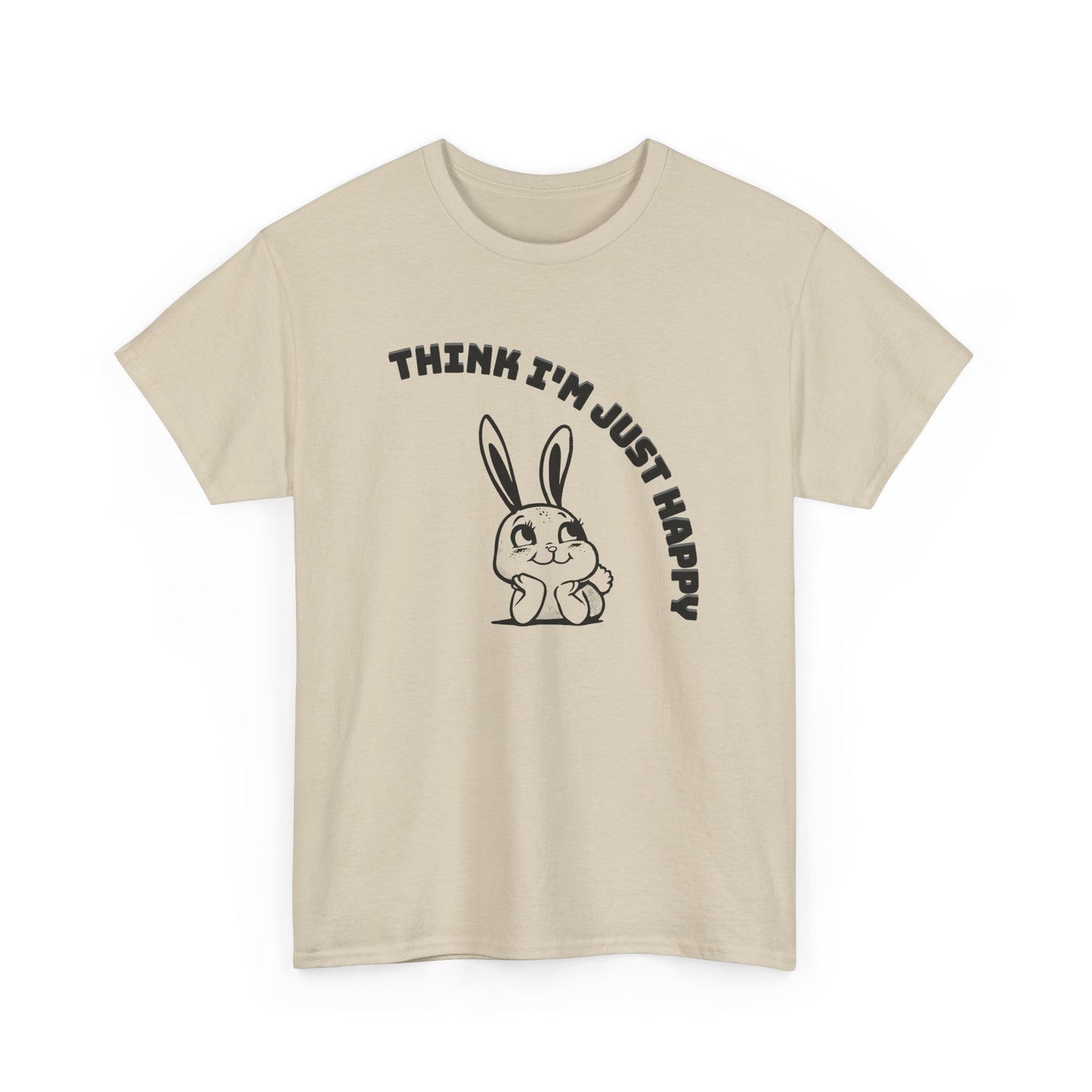 think I'm just happy nirvana song lyrics with bunny tshirt