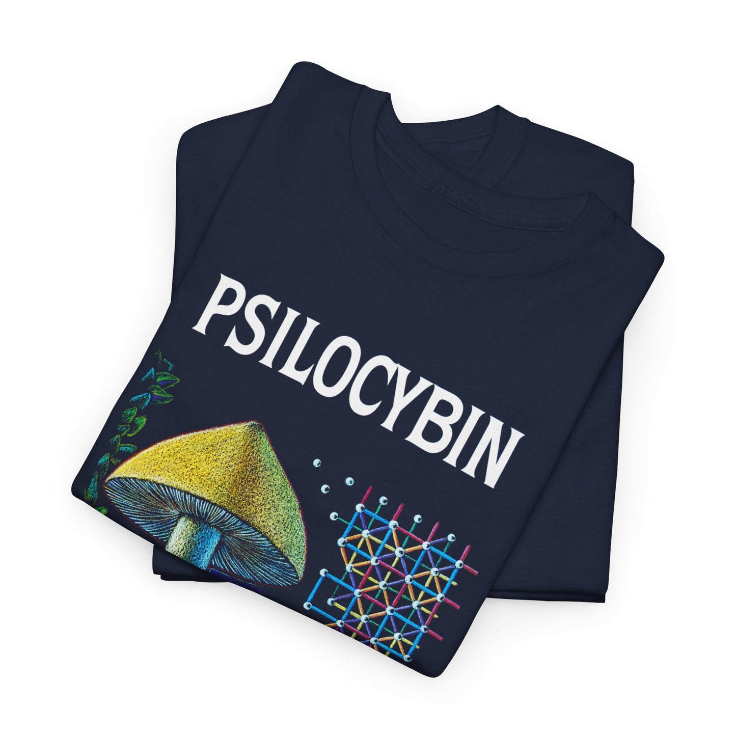psilocybin magic mushroom grower's guide book cover tshirt