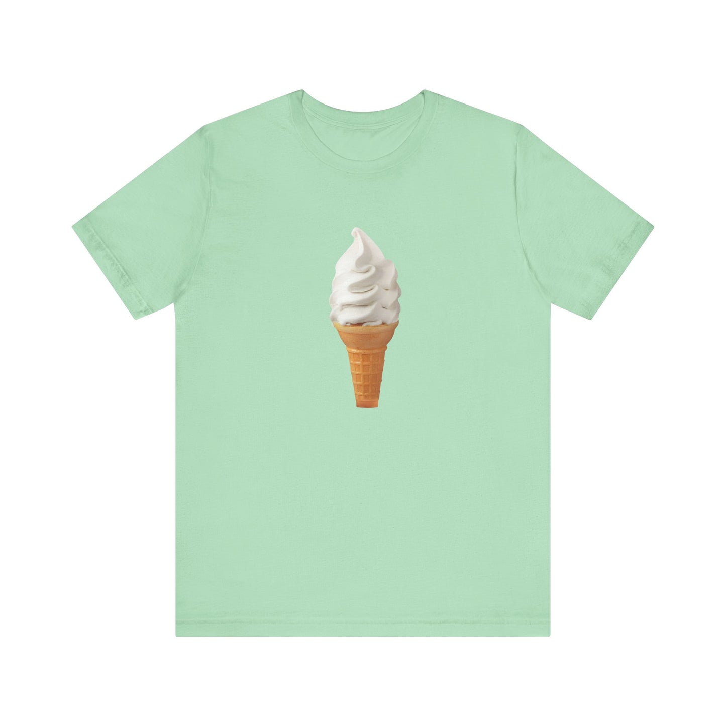 soft vanilla ice cream cone tshirt