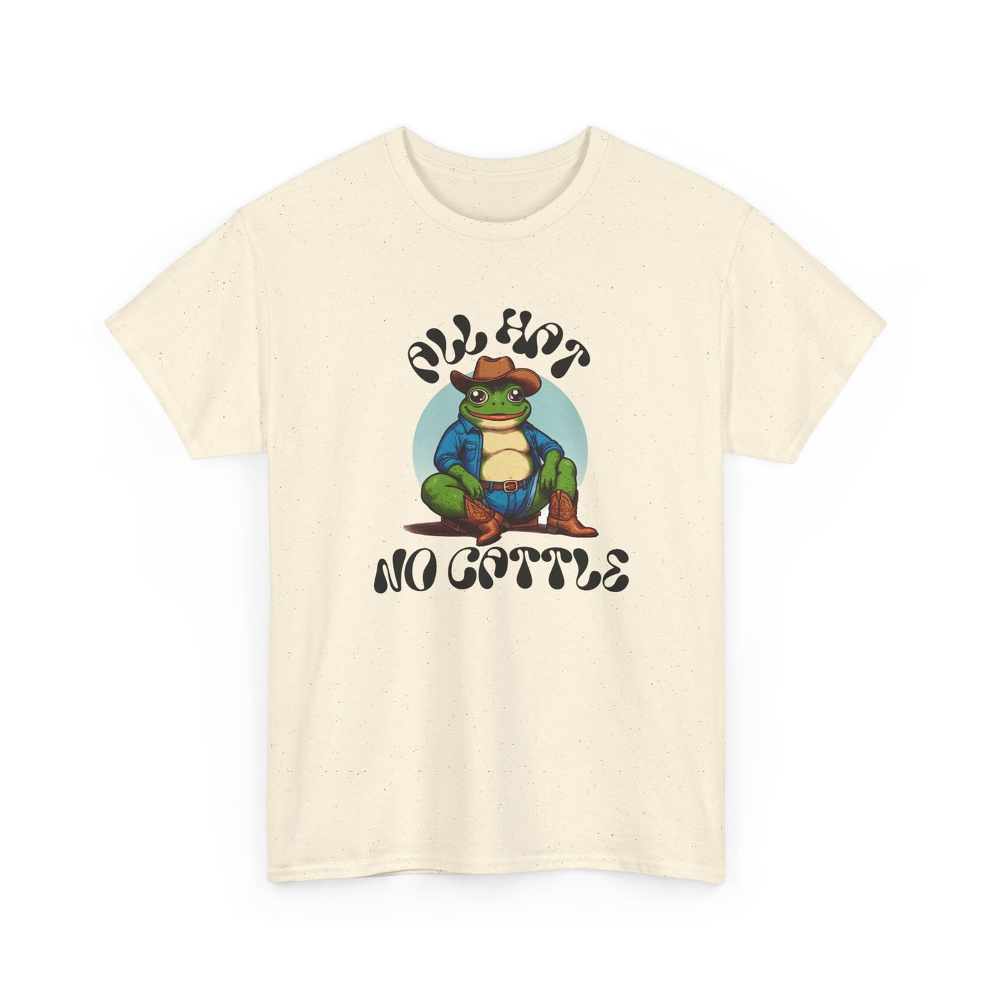 tubby frog all hat no cattle tshirt