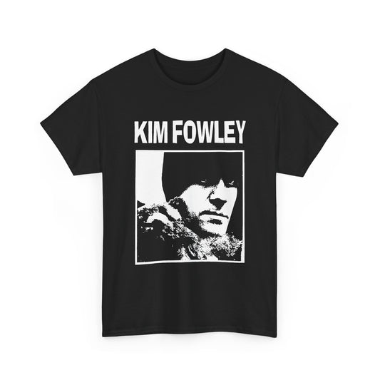 kim fowley show poster fan art reproduction white graphic tshirt