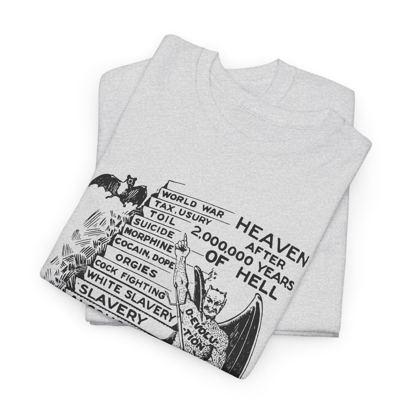 jocko-homo heavenbound b. h. shadduck 1925 religious pamphlet page six tshirt