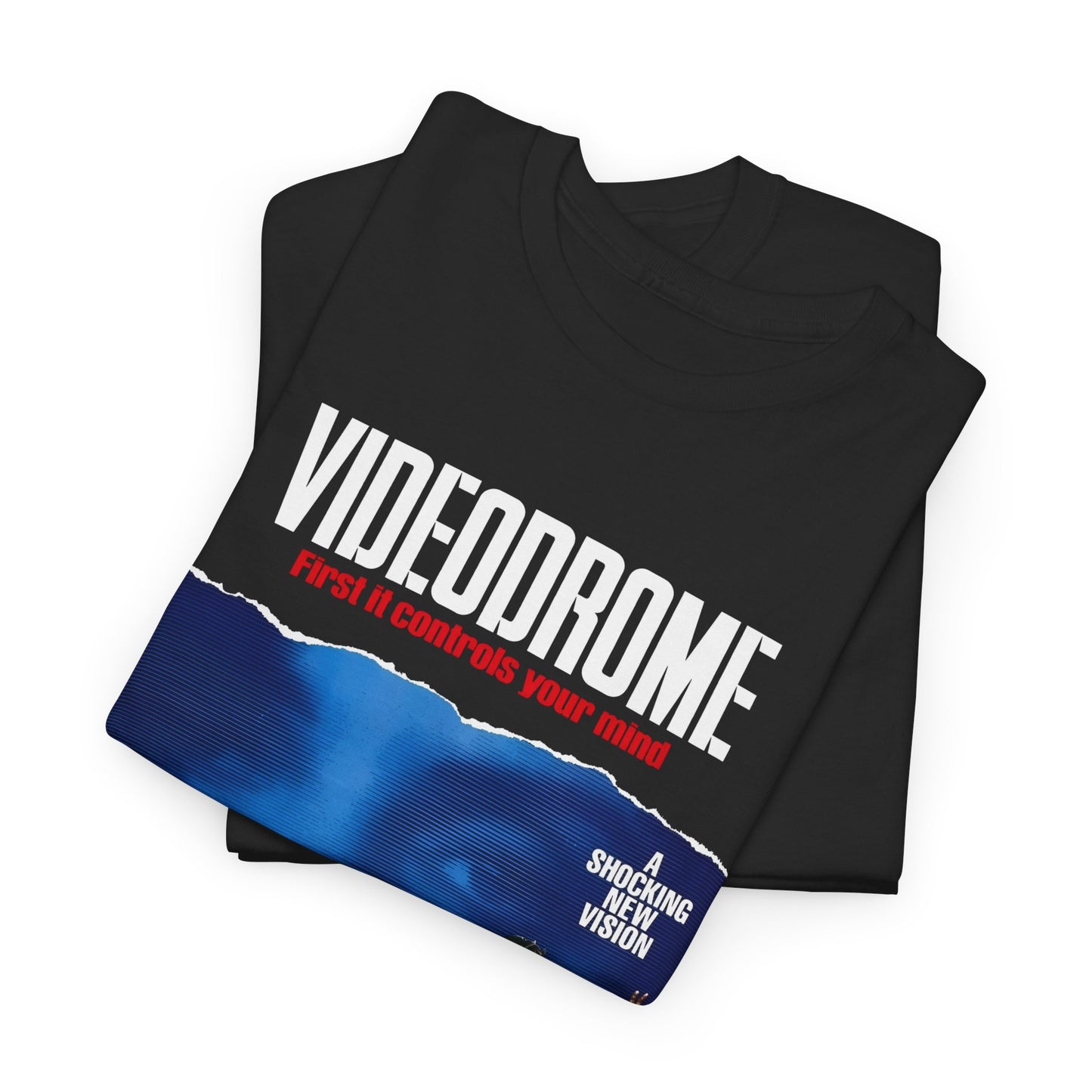 david cronenberg's videodrome 1983 alternate movie poster tshirt