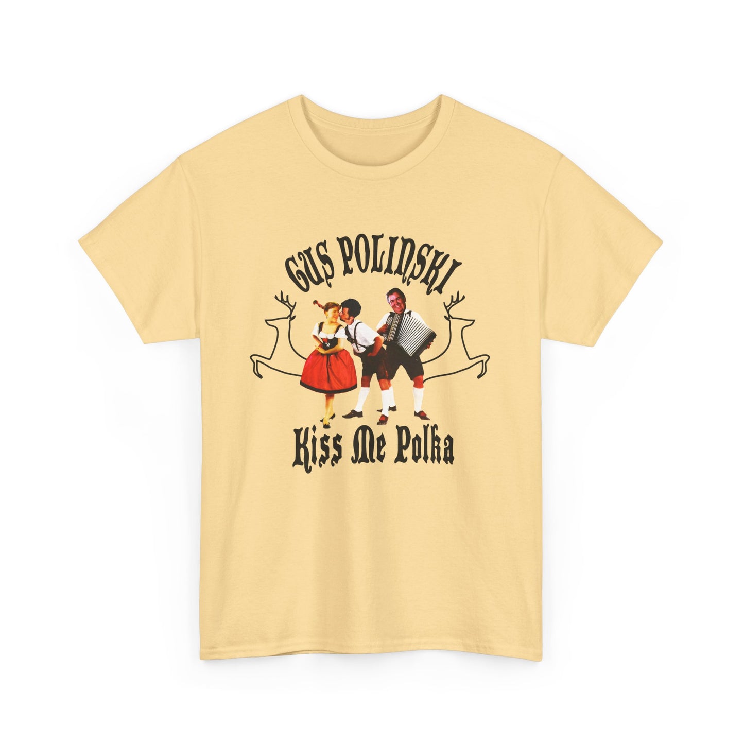home alone gus polinski (john candy) poker king of the midwest parody album cover for kiss me polka tshirt