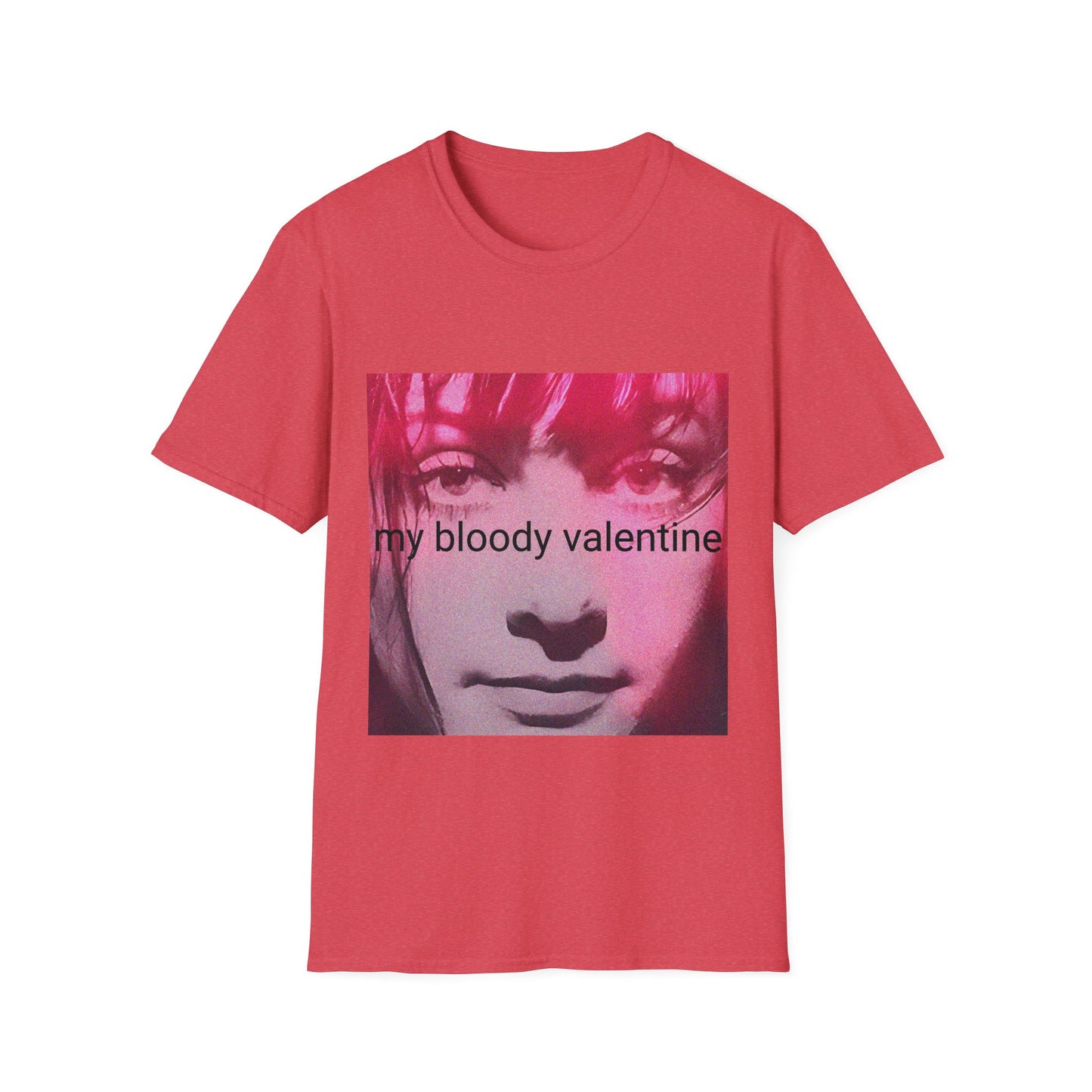 my bloody valentine belinda butcher close up in pink tshirt