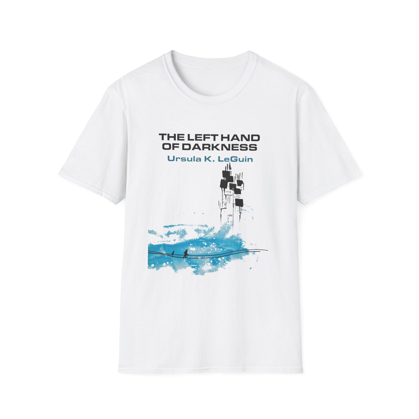 1969 book the left hand of darkness by ursula k le guin book cover tshirt