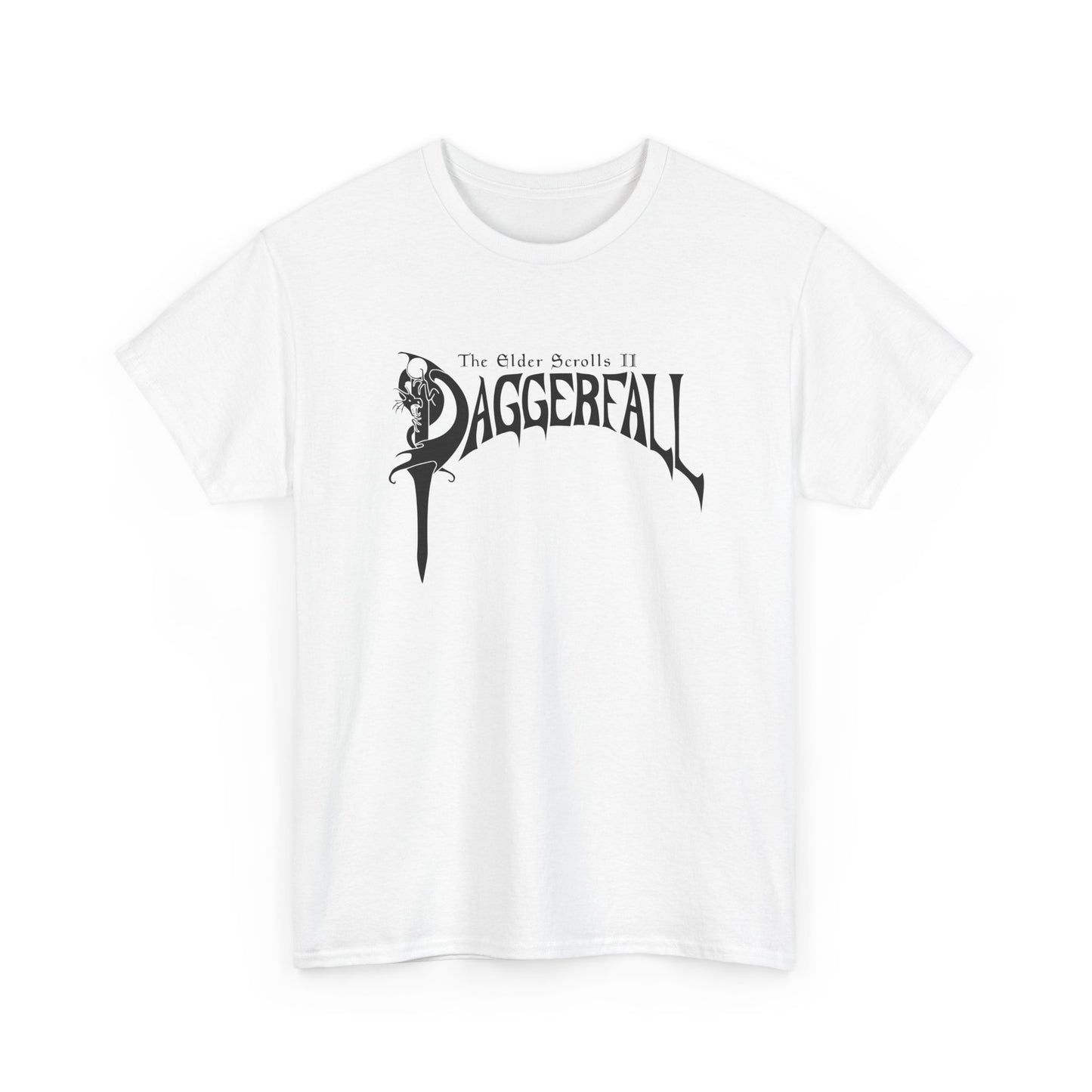 daggerfall the elder scrolls 2 1996 masterpiece video game logo in black tshirt